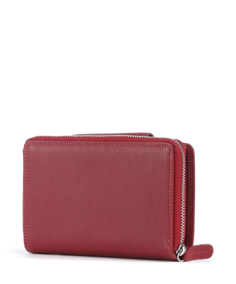 Braun Büffel Golf Wallet rot