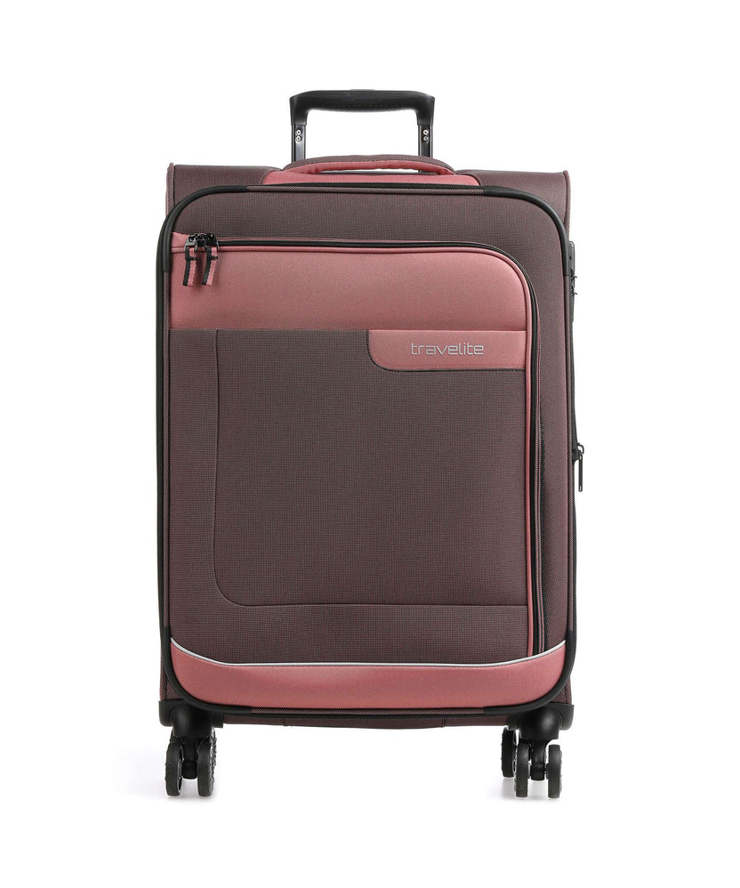 Travelite Viia Spinner (4 wheels) frühlingsrose