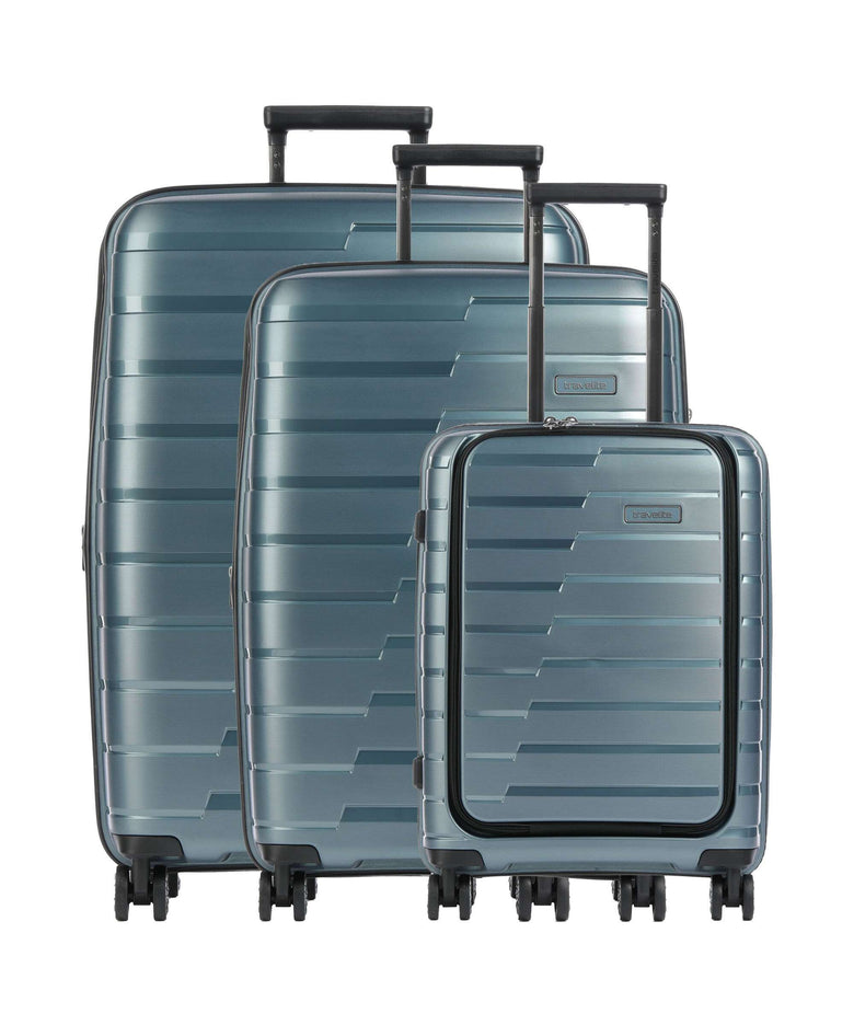 Travelite Air Base Suitcase set (4 wheels) eisblau