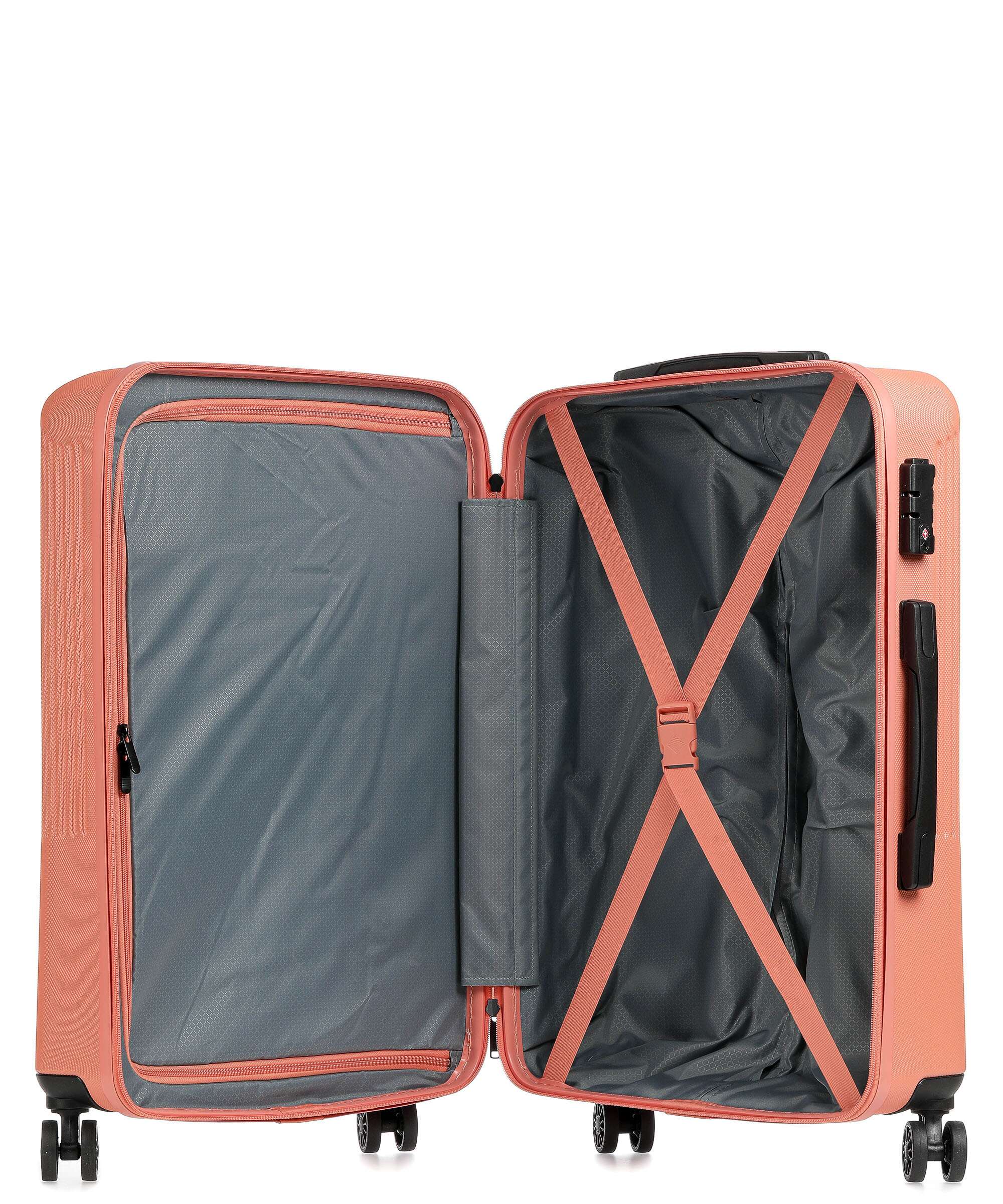Travelite Bali Suitcase set (4 wheels) koralle