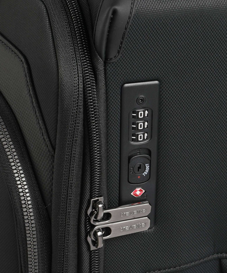Travelite Priima M Spinner (4 wheels) schwarz