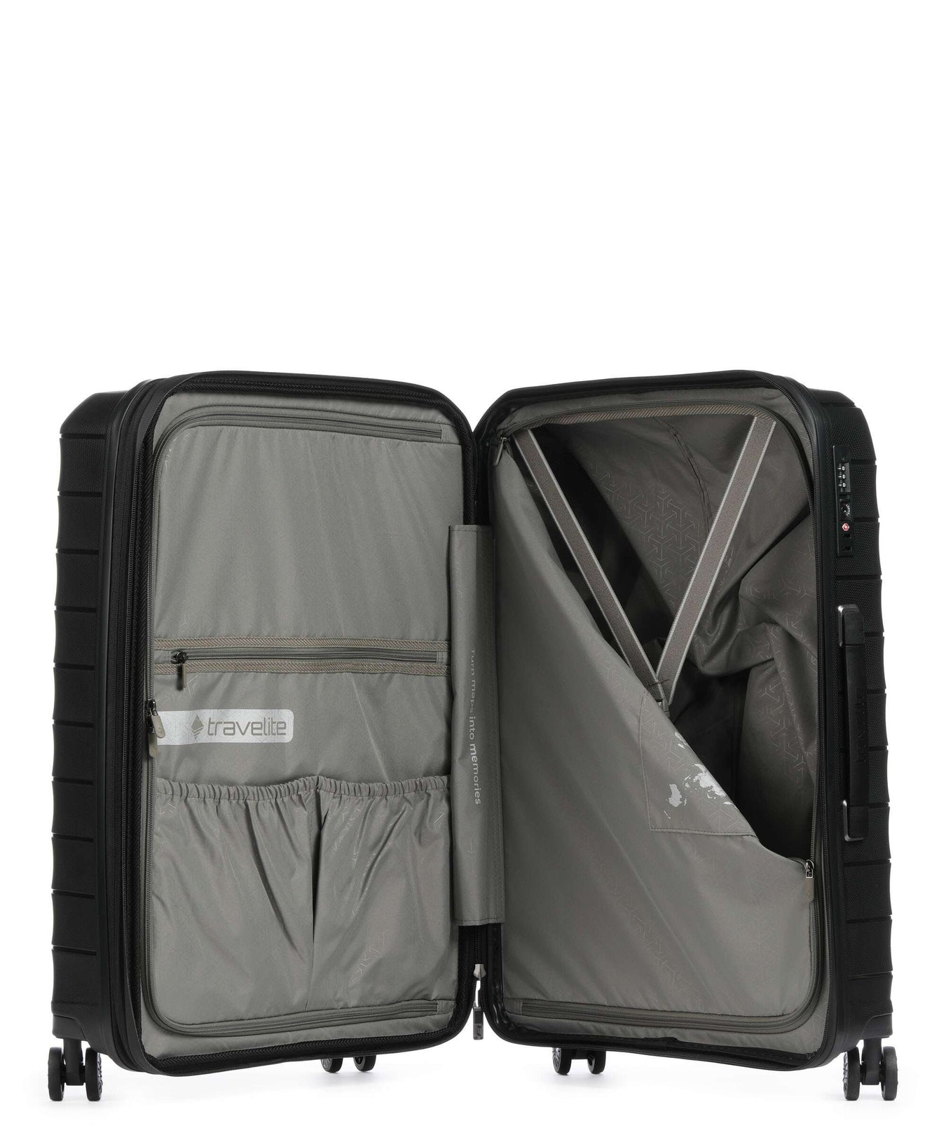 Travelite Mooby Suitcase set (4 wheels) schwarz