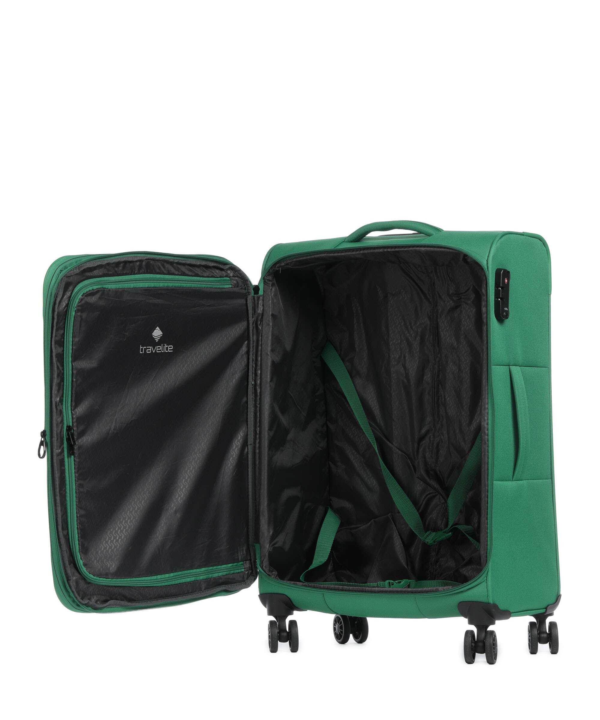 Travelite Rügen Suitcase set (4 wheels) grün