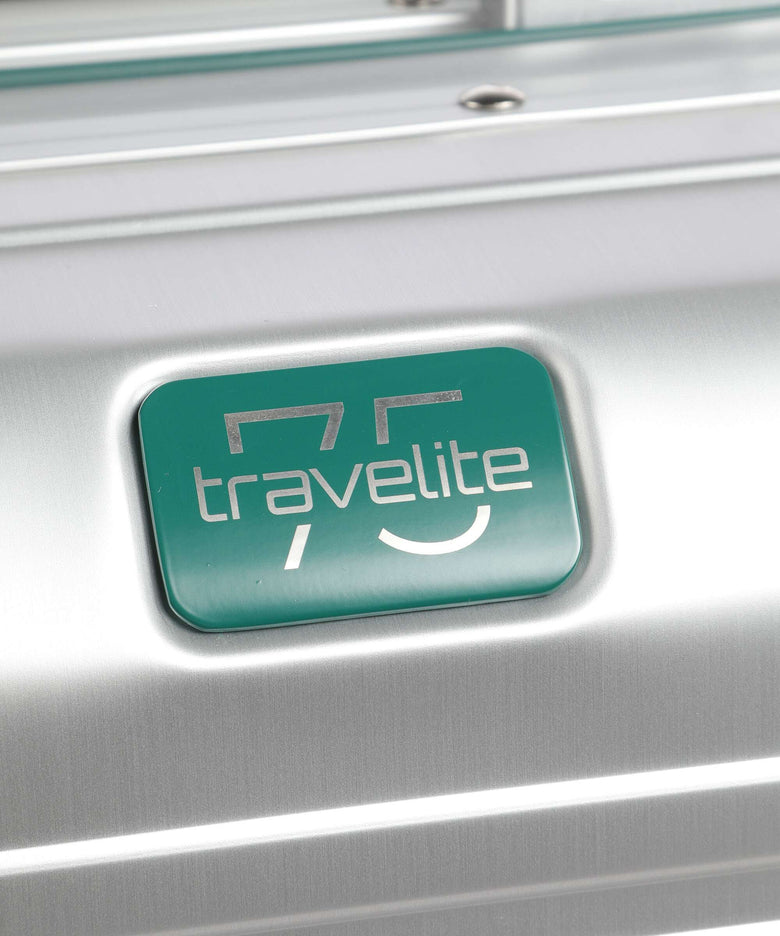 Travelite Next Spinner (4 wheels) silber/grün