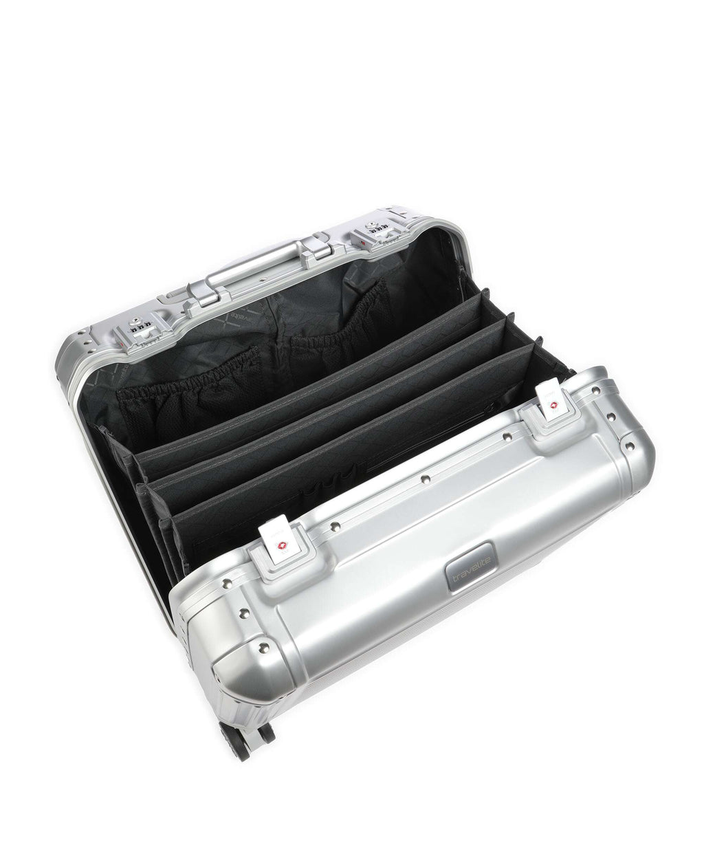Travelite Next Rolling briefcase silber