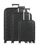 Travelite Burano Set kolica na 4 kotača black