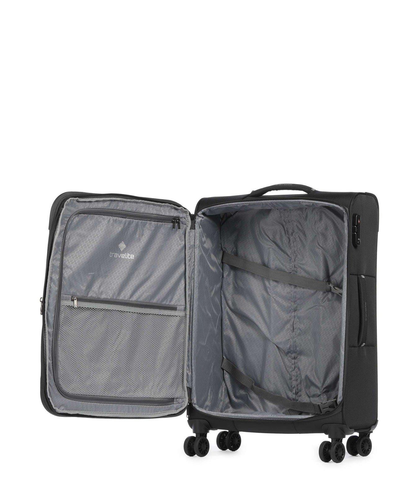 Travelite Umbria Suitcase set (4 wheels) black
