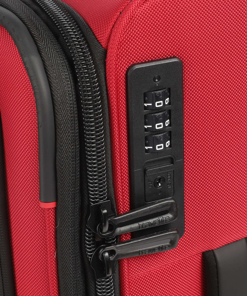 Travelite Crosslite Spinner (4 wheels) red