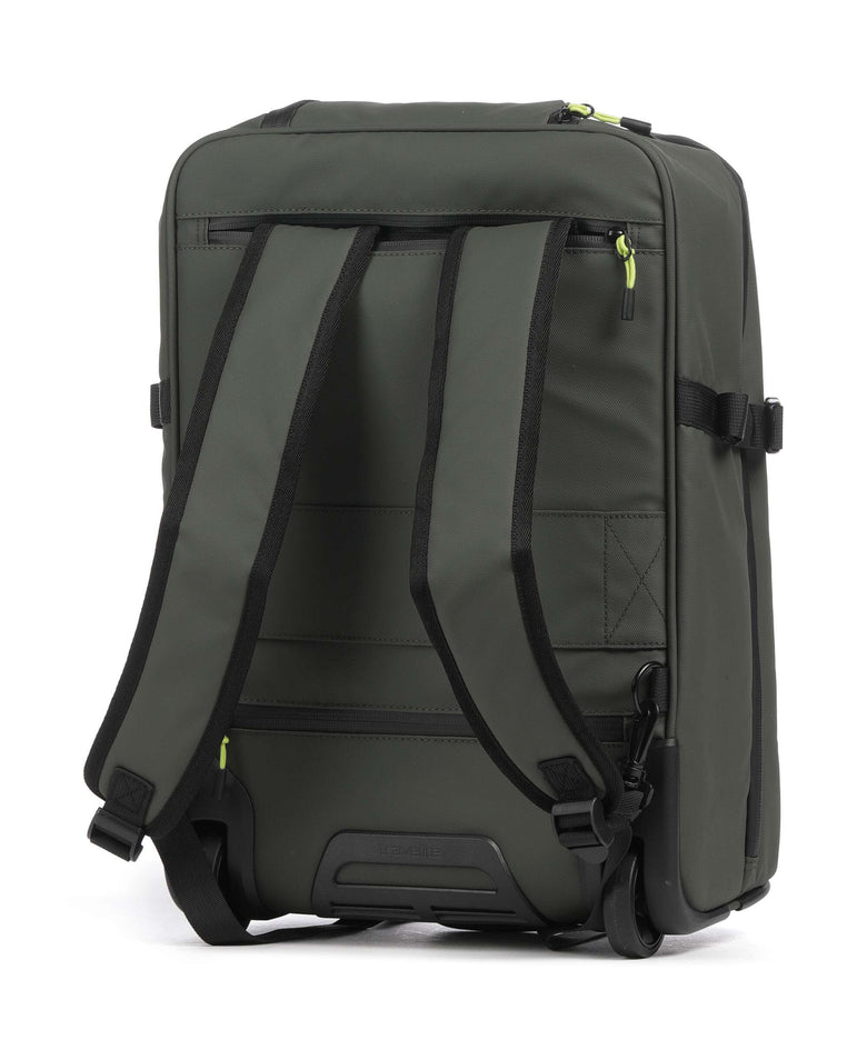 Travelite Briize Backpack with wheels khaki