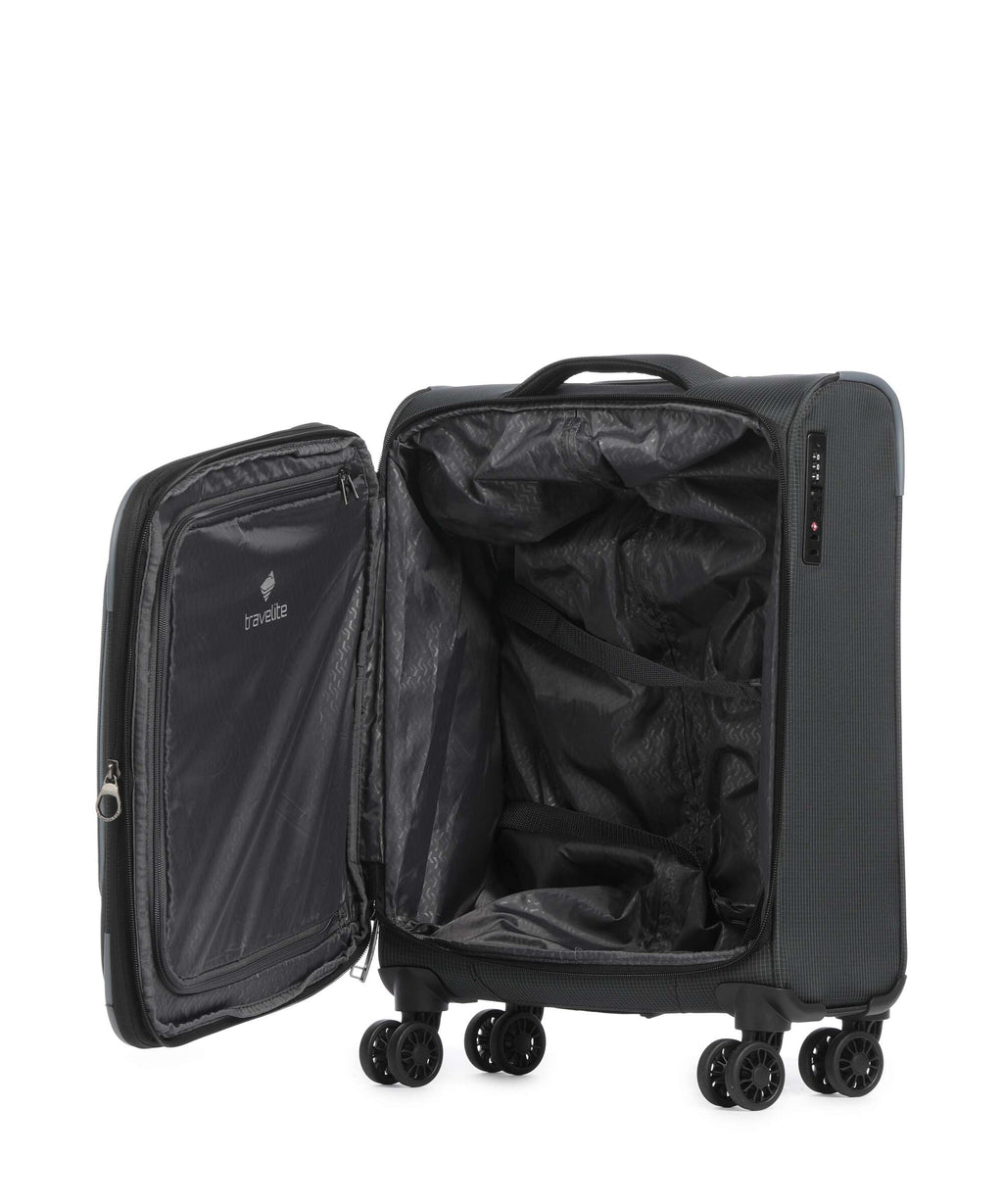 Travelite Corsiica Spinner (4 wheels) black