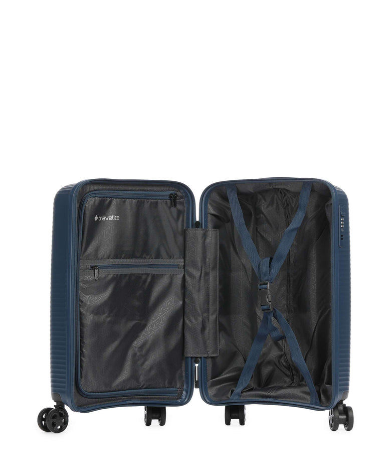 Travelite Air Stripe Slim Spinner (4 wheels) navy