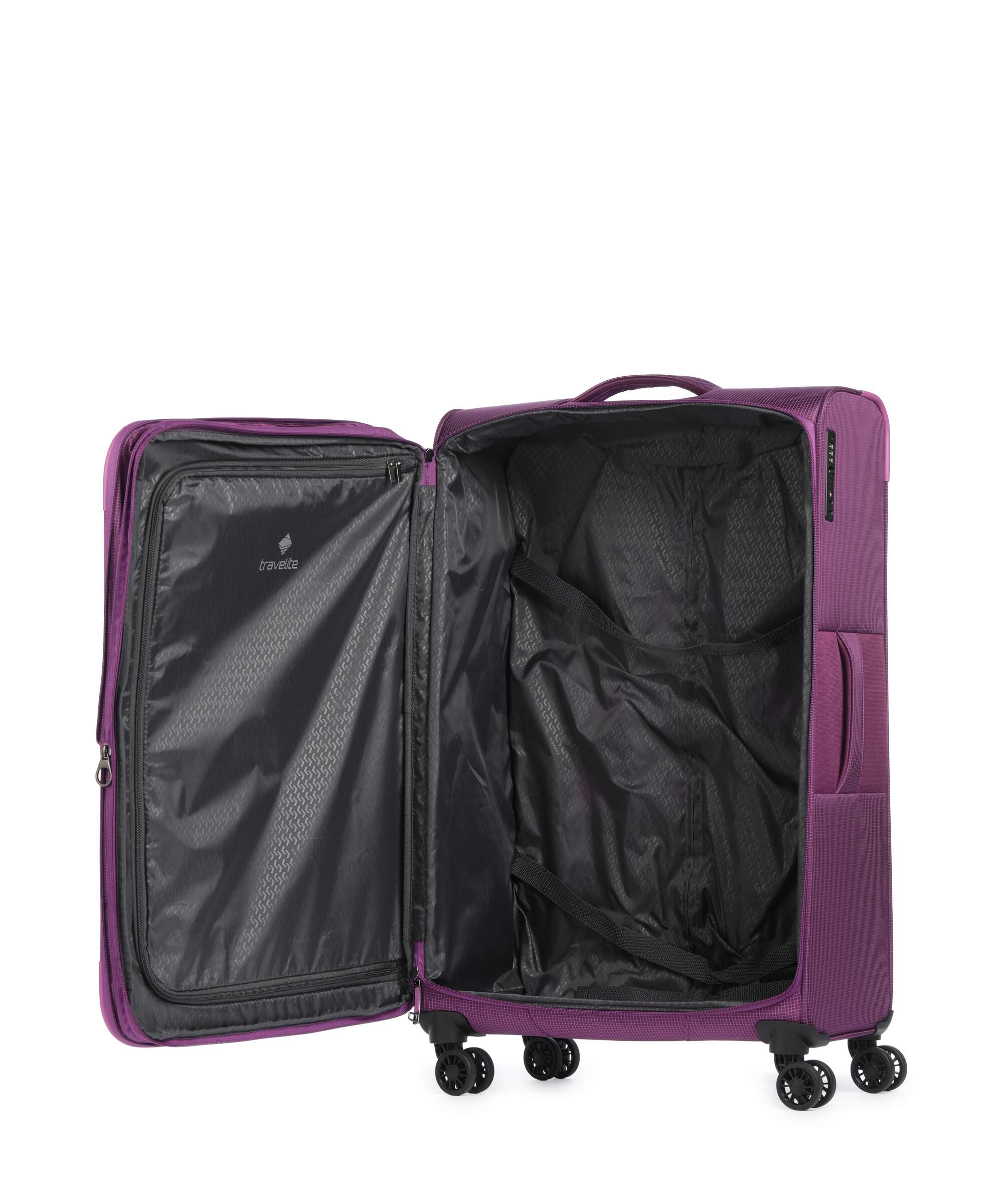 Travelite Corsiica Suitcase set (4 wheels) pink