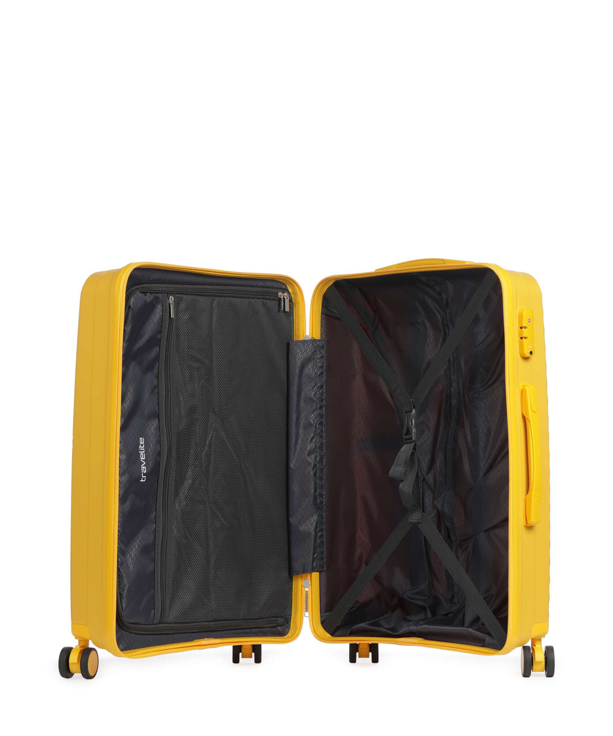 Travelite Pacific Suitcase set (4 wheels) yellow