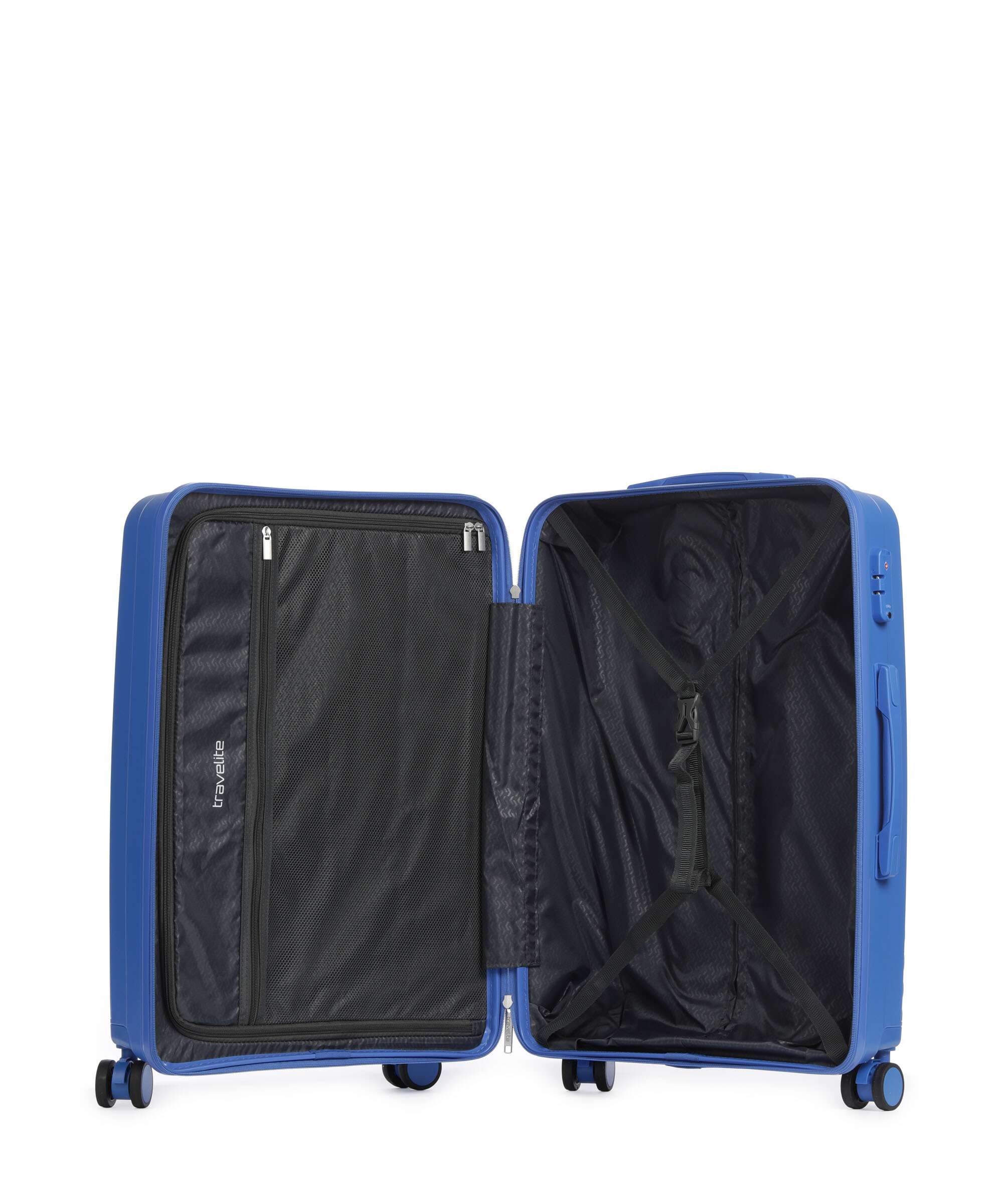 Travelite Pacific Suitcase set (4 wheels) blue