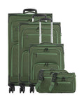 Travelite Cubis Suitcase set (4 wheels) green