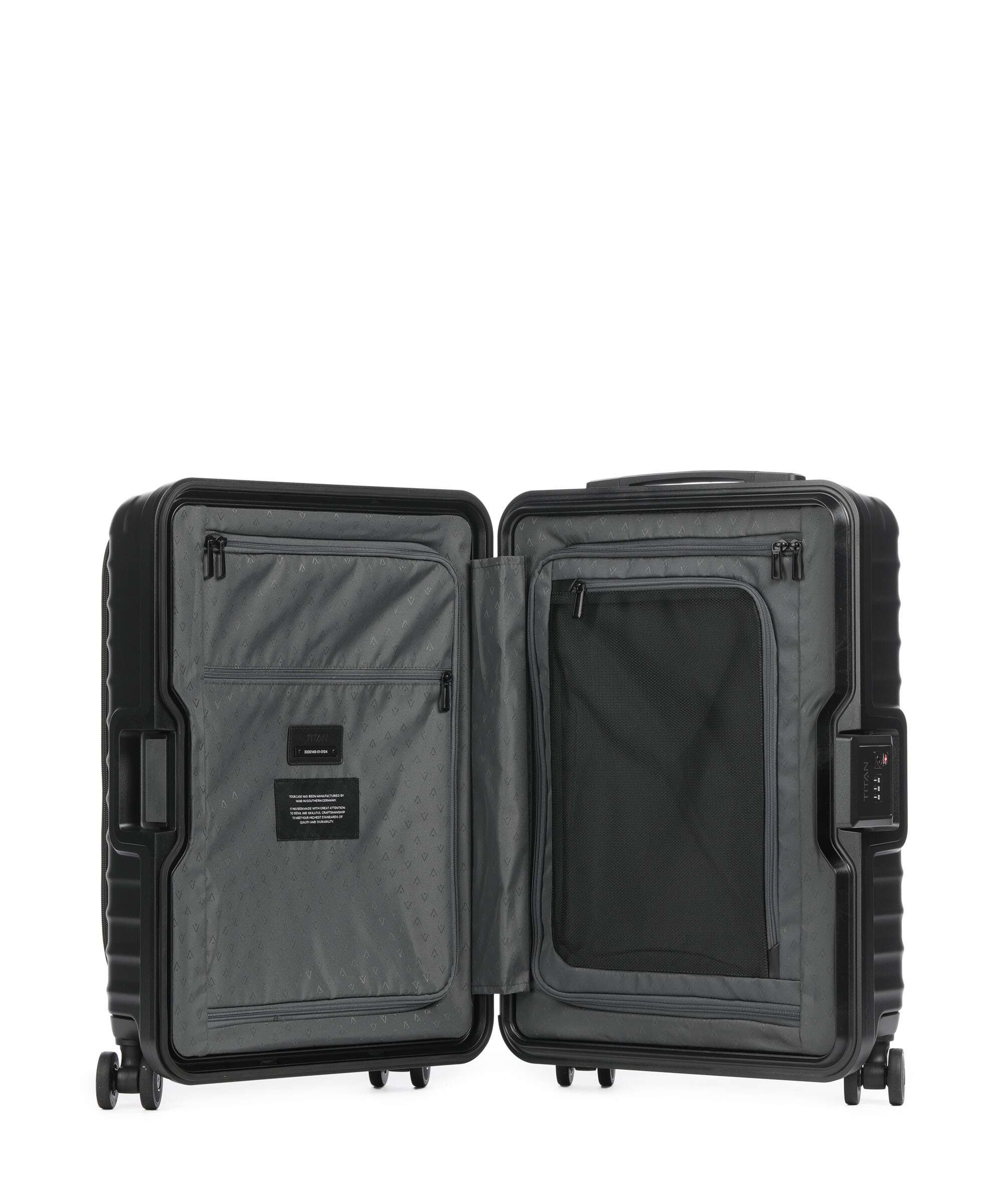 Titan Overseas Spinner (4 wheels) nightshade black