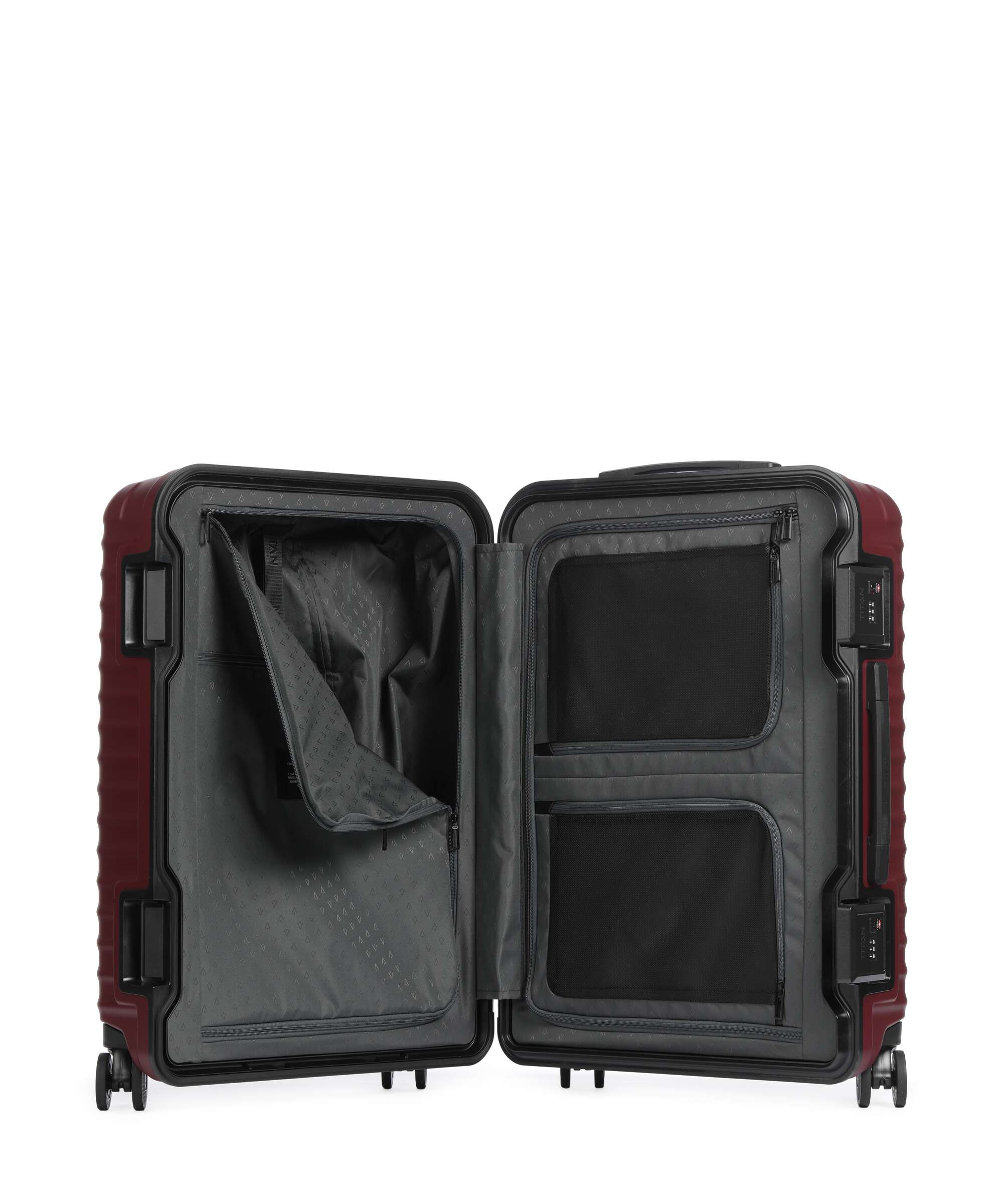 Titan Overseas Spinner (4 wheels) emberwood red