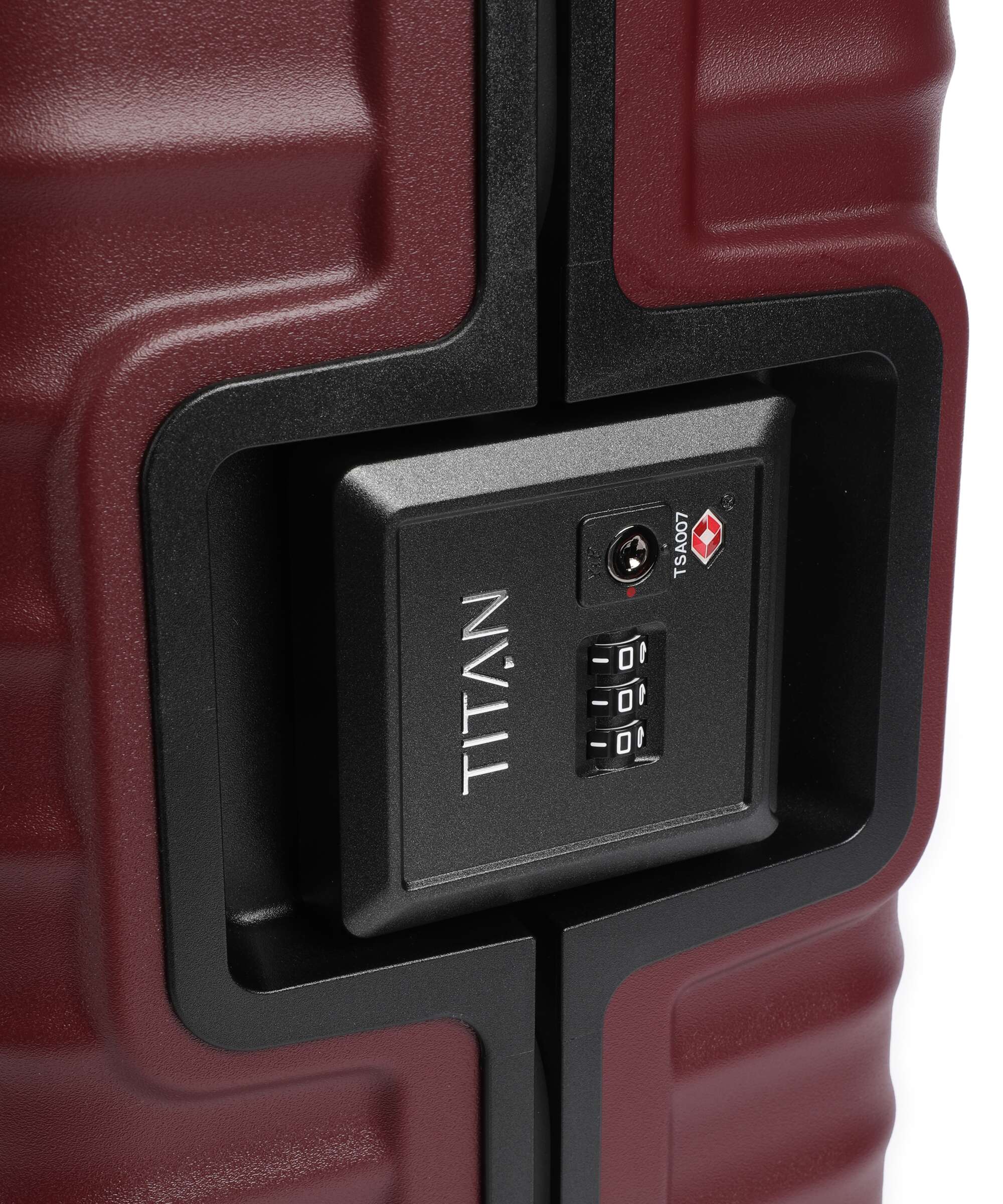 Titan Overseas Spinner (4 wheels) emberwood red