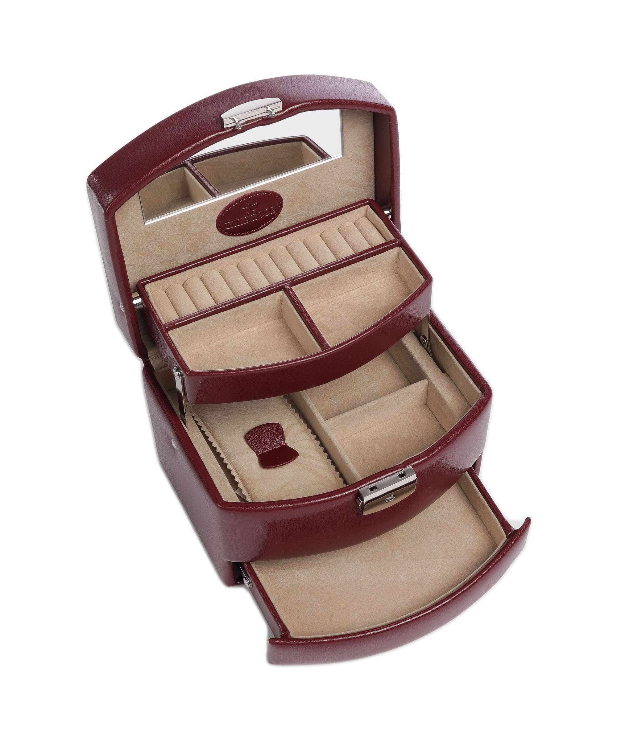 Windrose Merino 3 Etagen Jewelry box rot