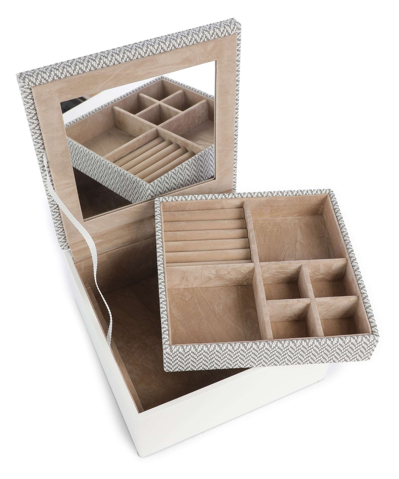 Windrose Calma Jewelry box weiß