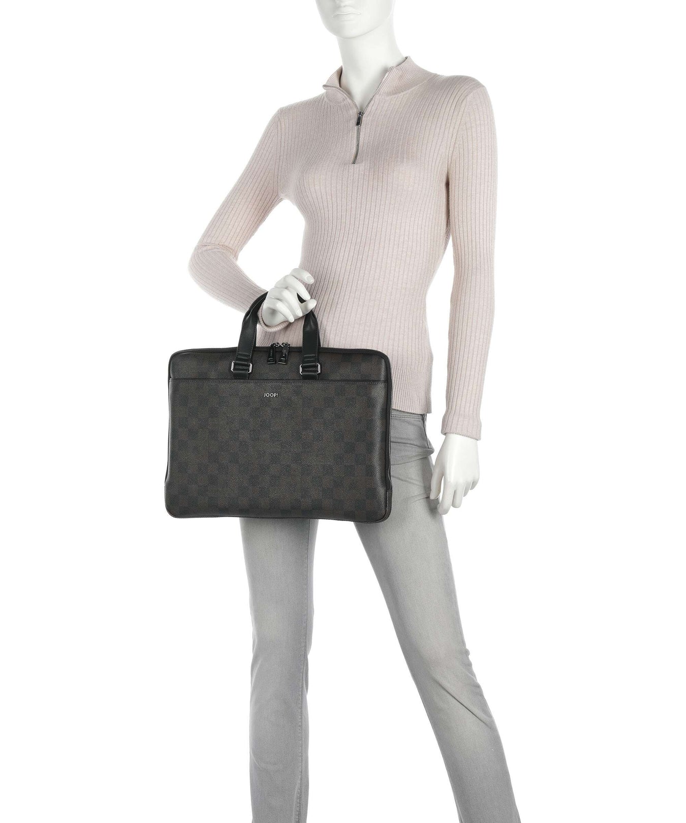 JOOP! Cortina Piazza Janus Briefcase seal brown