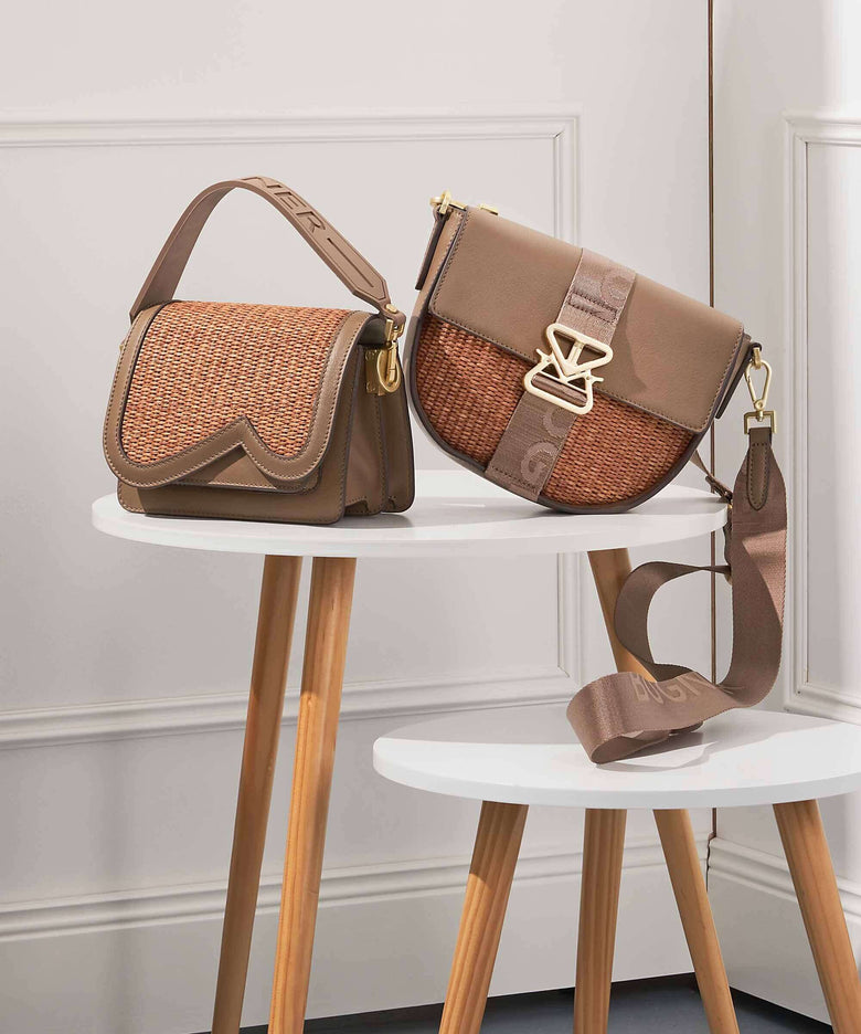 Bogner Bex Rafia Eartha Shoulder bag portabella