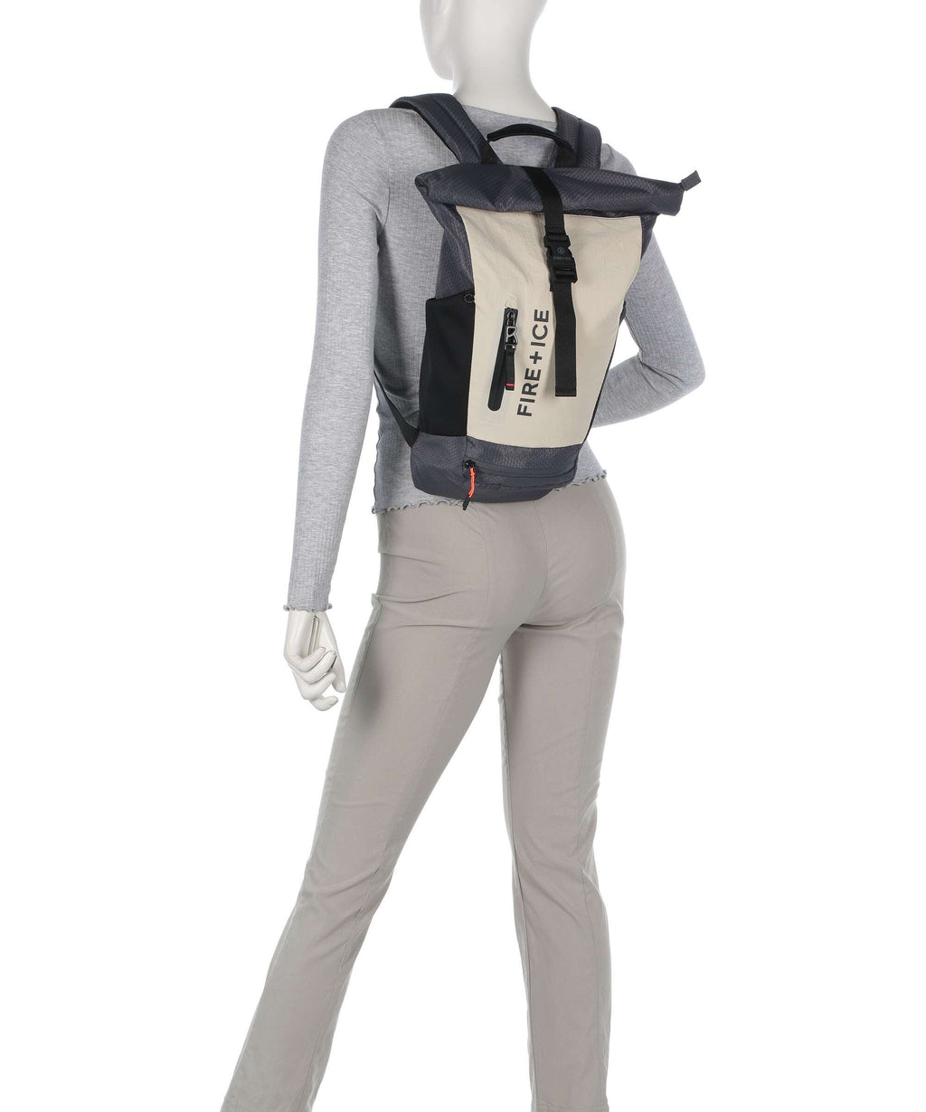 Bogner Park City Ive Rolltop backpack bleached sand