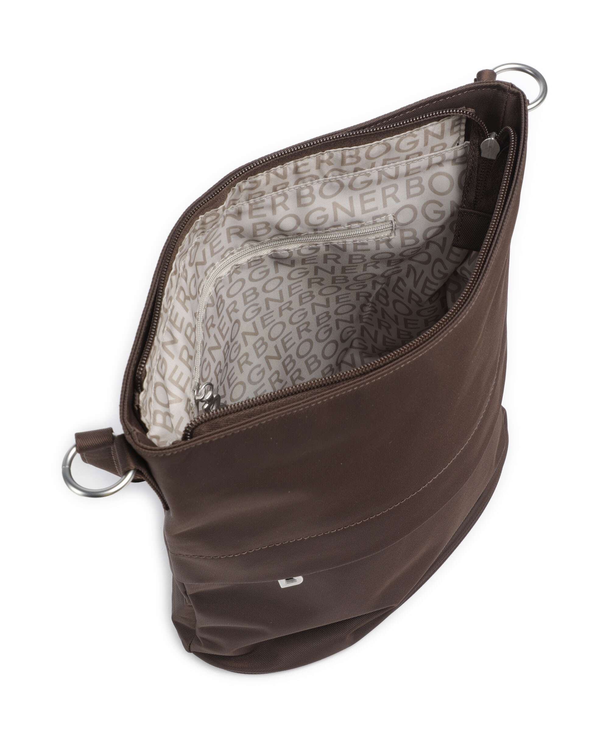 Bogner Maxon Heather Hobo bag darkbrown