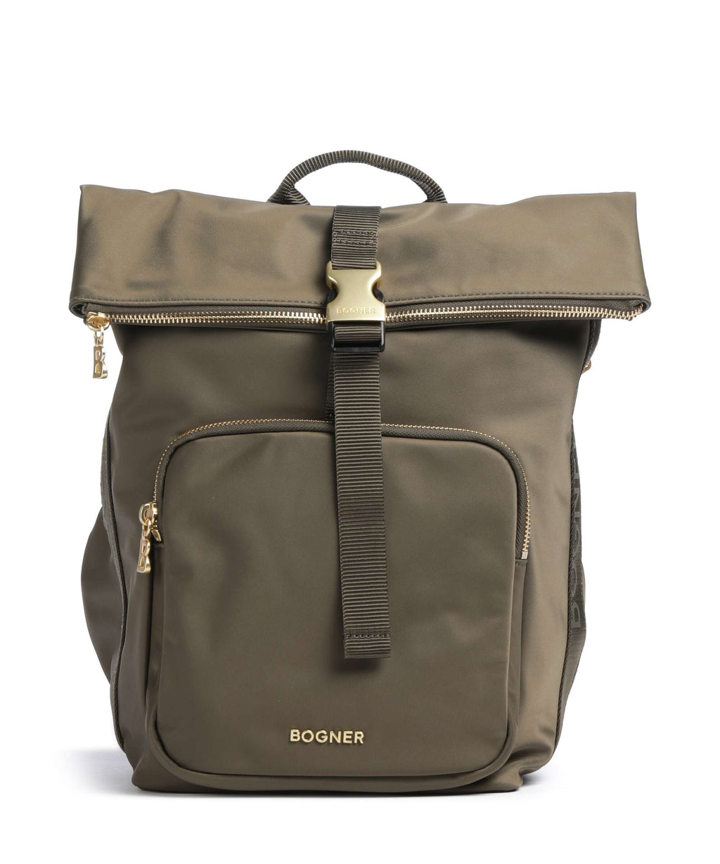 Bogner Klosters Neve Eike Rolltop backpack dark olive