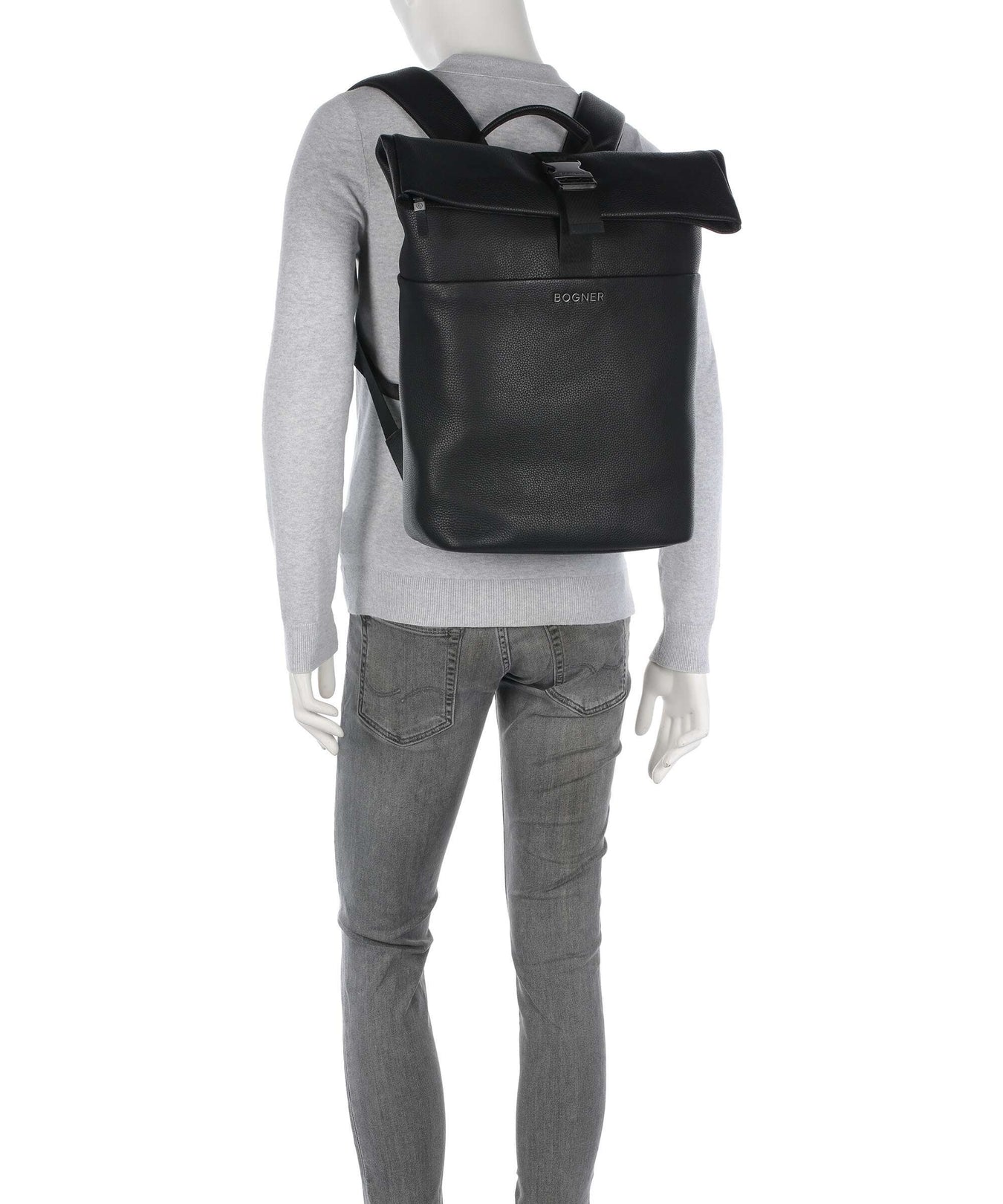 Bogner Jasper Anton Rolltop backpack black