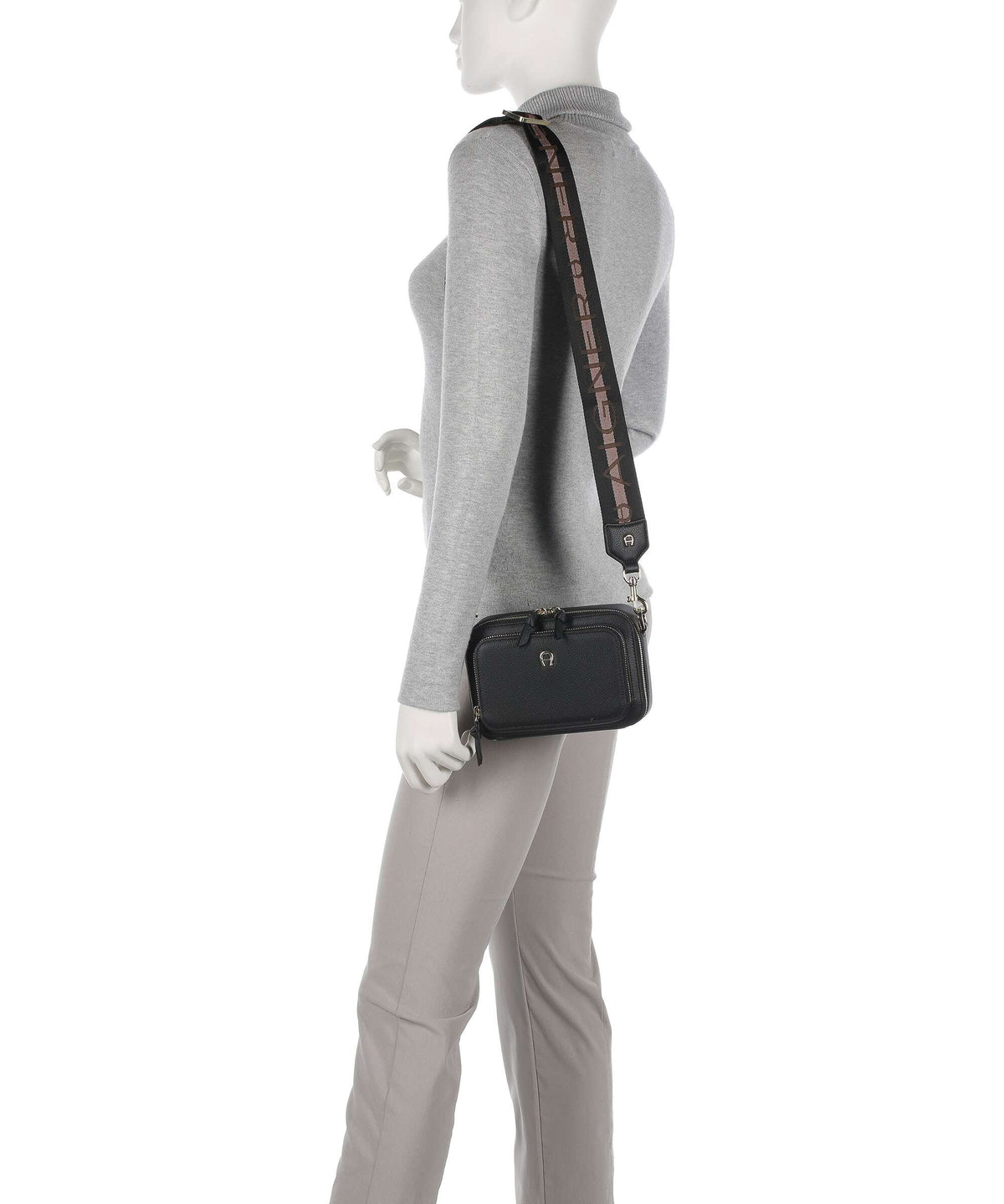 Aigner Zita S Crossbody bag black