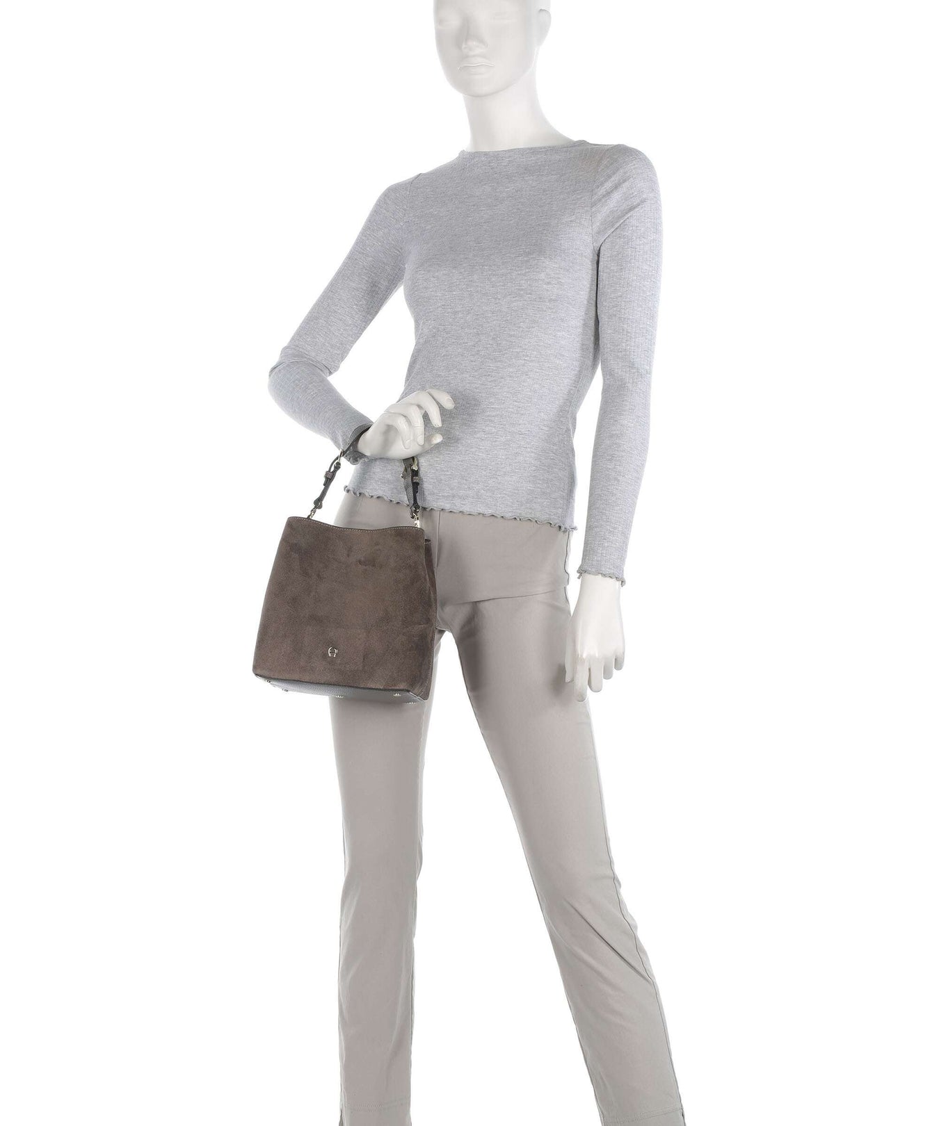 Aigner Delia S Handbag coal brown