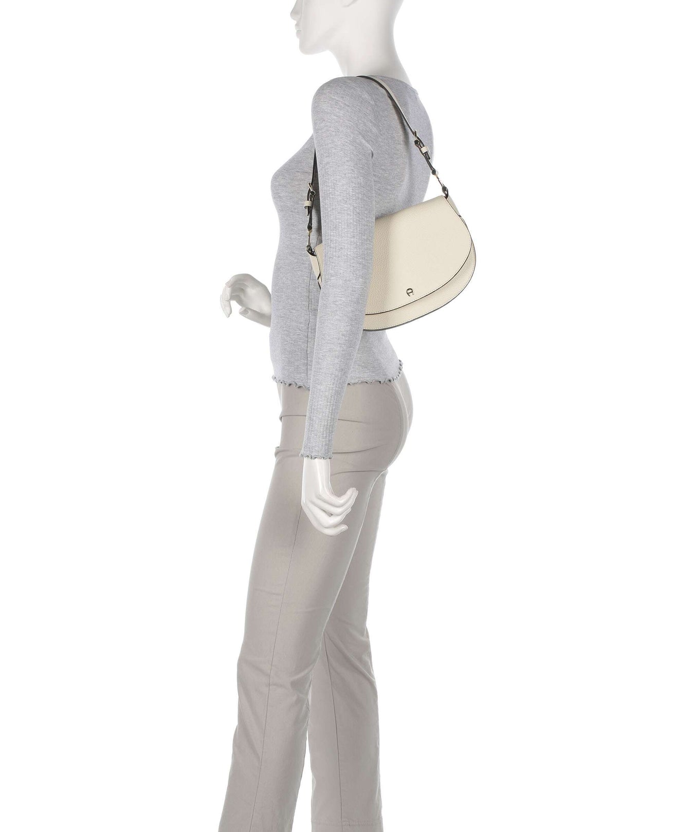 Aigner Delia S Shoulder bag macadamia white