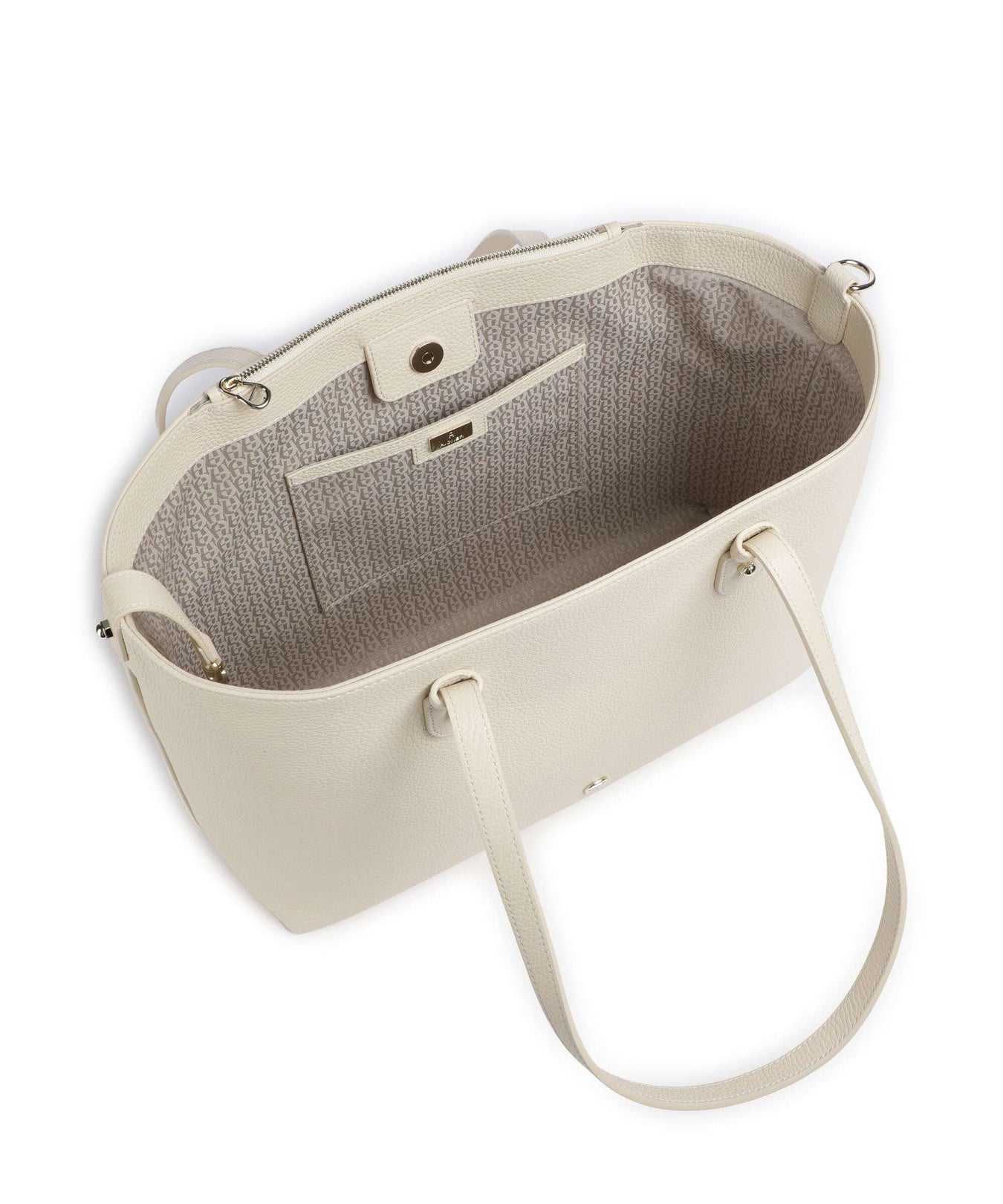 Aigner Diadora L Tote bag macadamia white