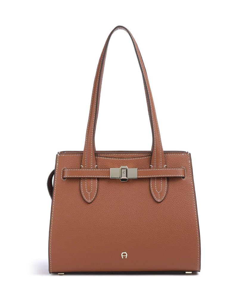 Aigner Farah M Shoulder bag cognac brown