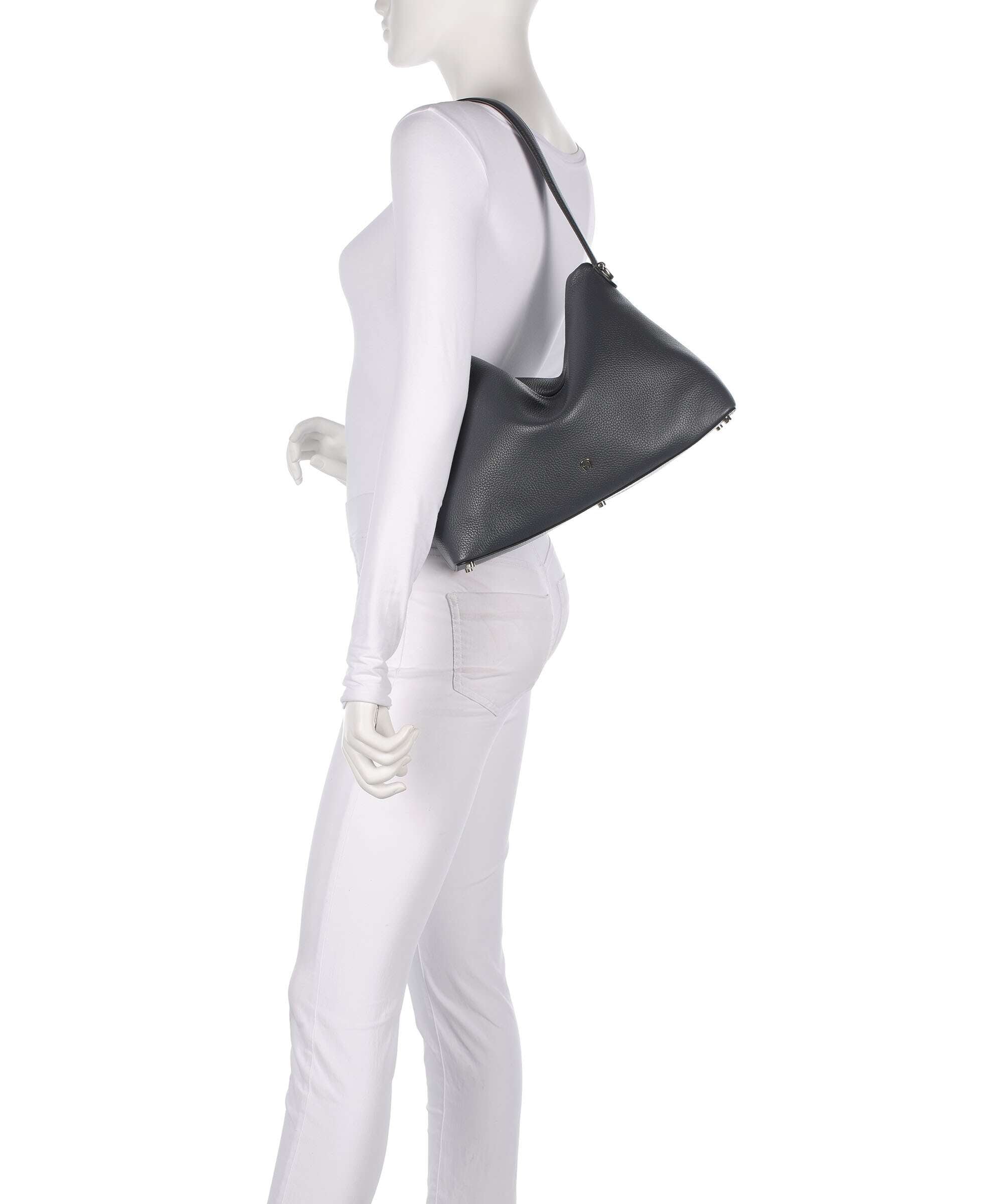 Aigner Delia M Hobo bag night grey