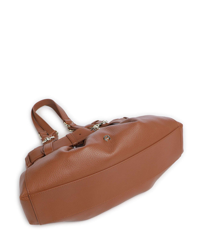 Aigner Lavinia S Hobo bag cognac brown
