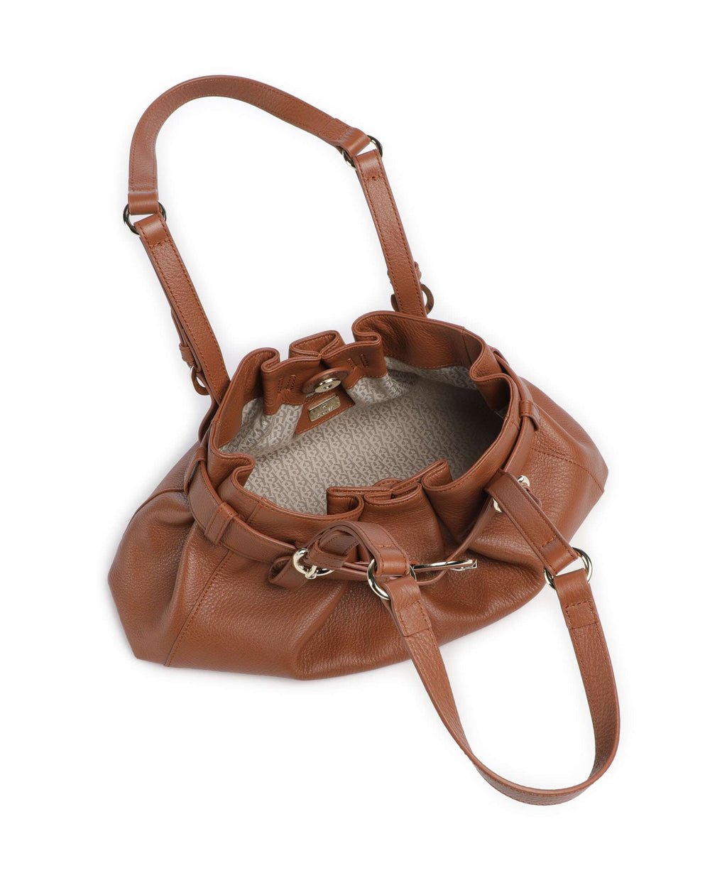 Aigner Lavinia S Hobo bag cognac brown