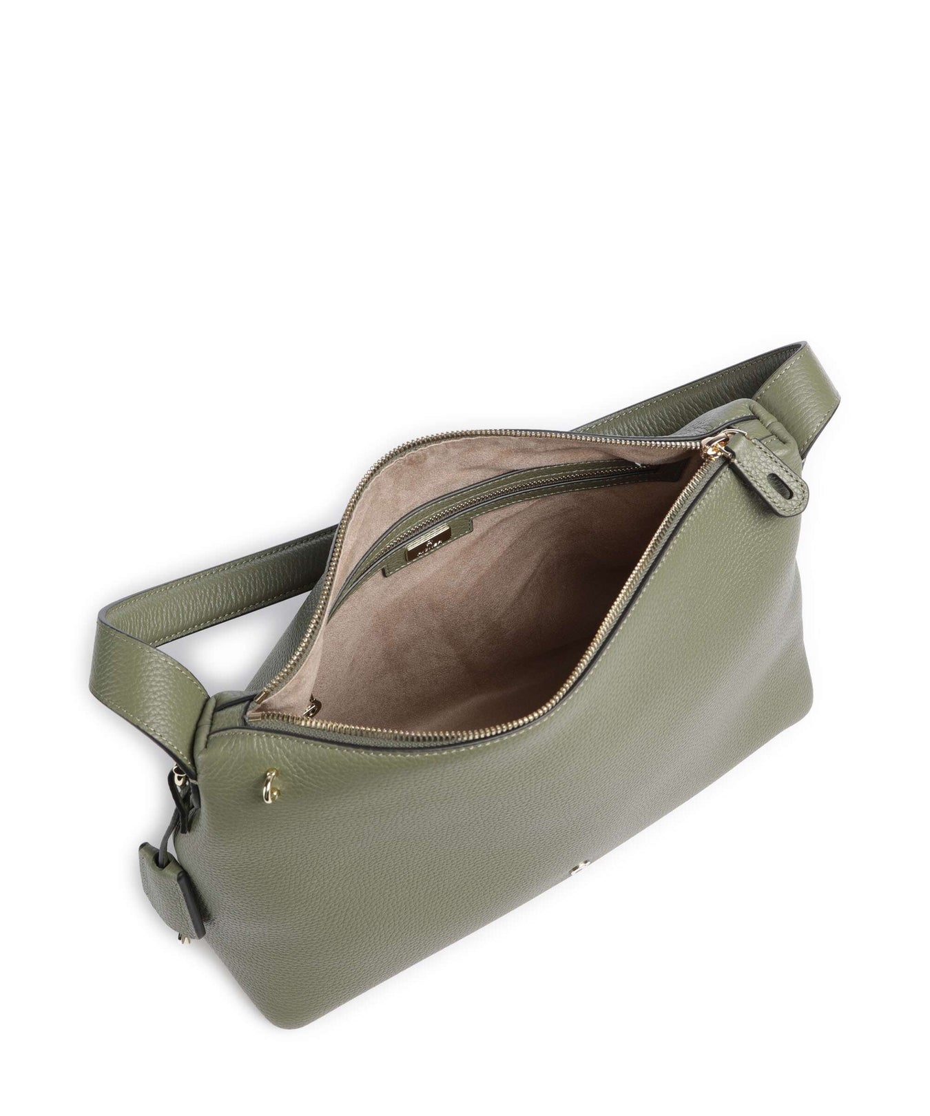 Aigner Delia M Hobo bag moss green