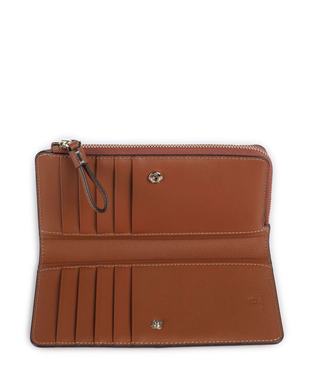 Aigner Ambra Wallet cognac brown