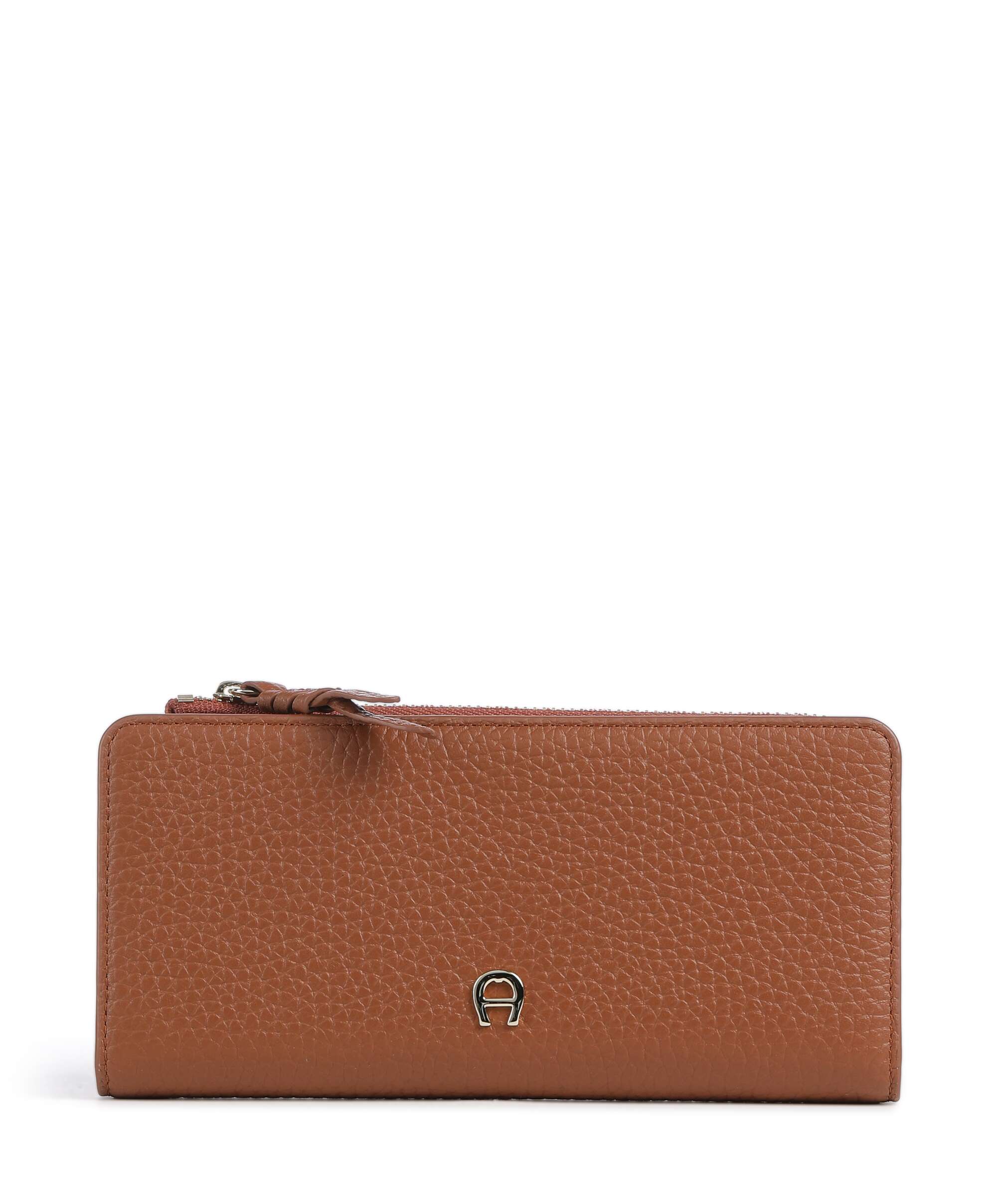 Aigner Carré Soft Wallet cognac brown