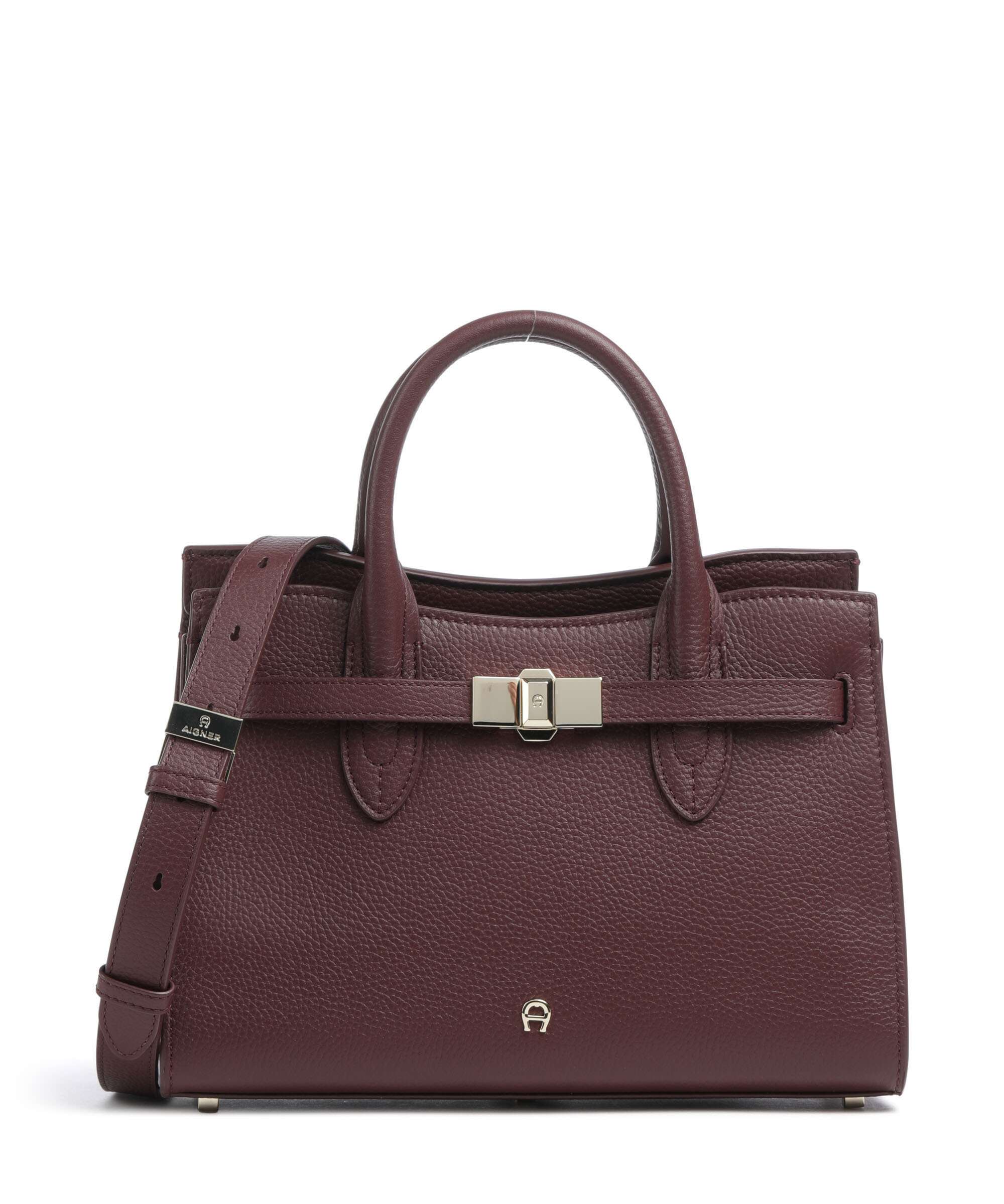 Aigner Farah M Handbag port red