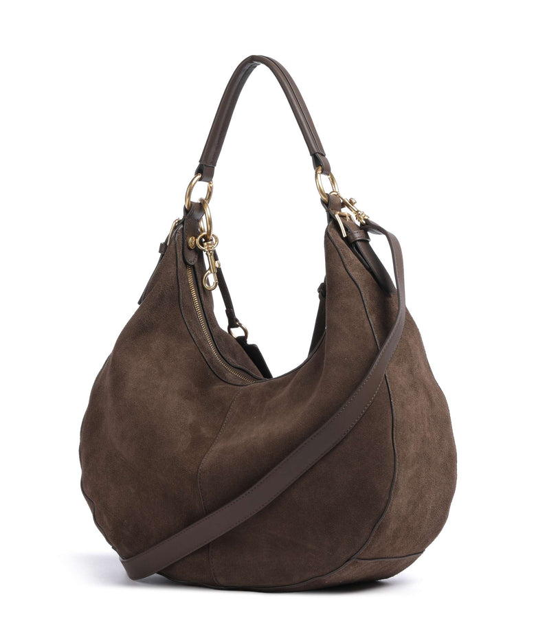 Marc O'Polo Philine M Hobo bag coffee brown