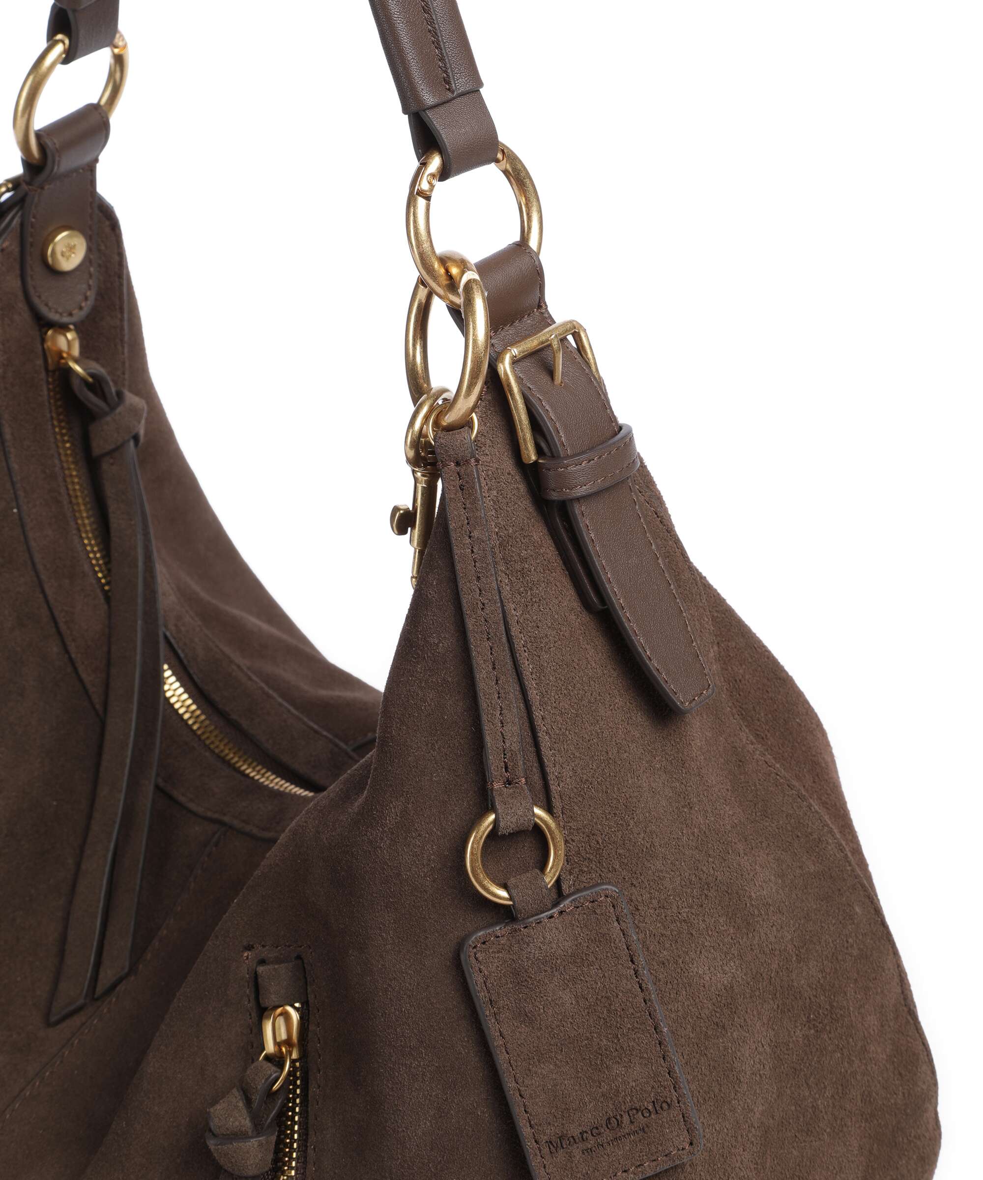 Marc O'Polo Philine M Hobo bag coffee brown