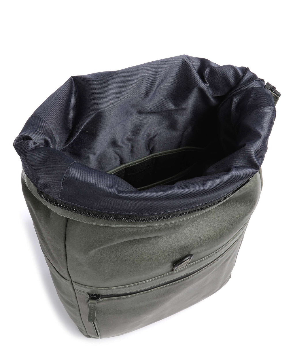 Leonhard Heyden Den Haag Rolltop backpack oliv
