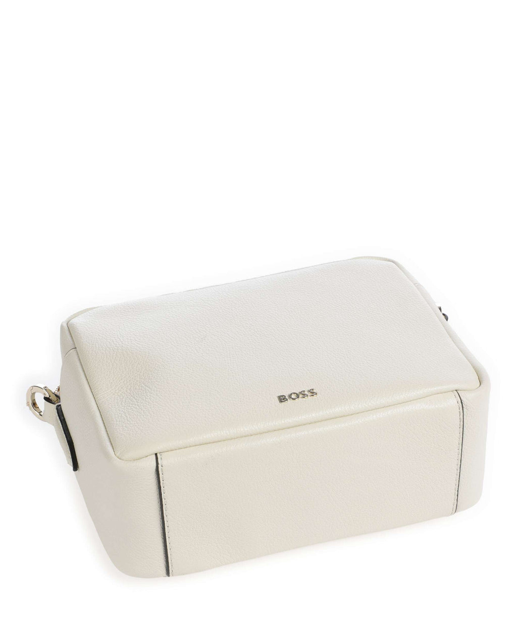 BOSS Alyce Crossbody bag open white