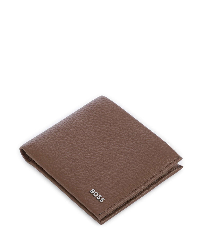 BOSS Crosstown Credit card holder medium brown