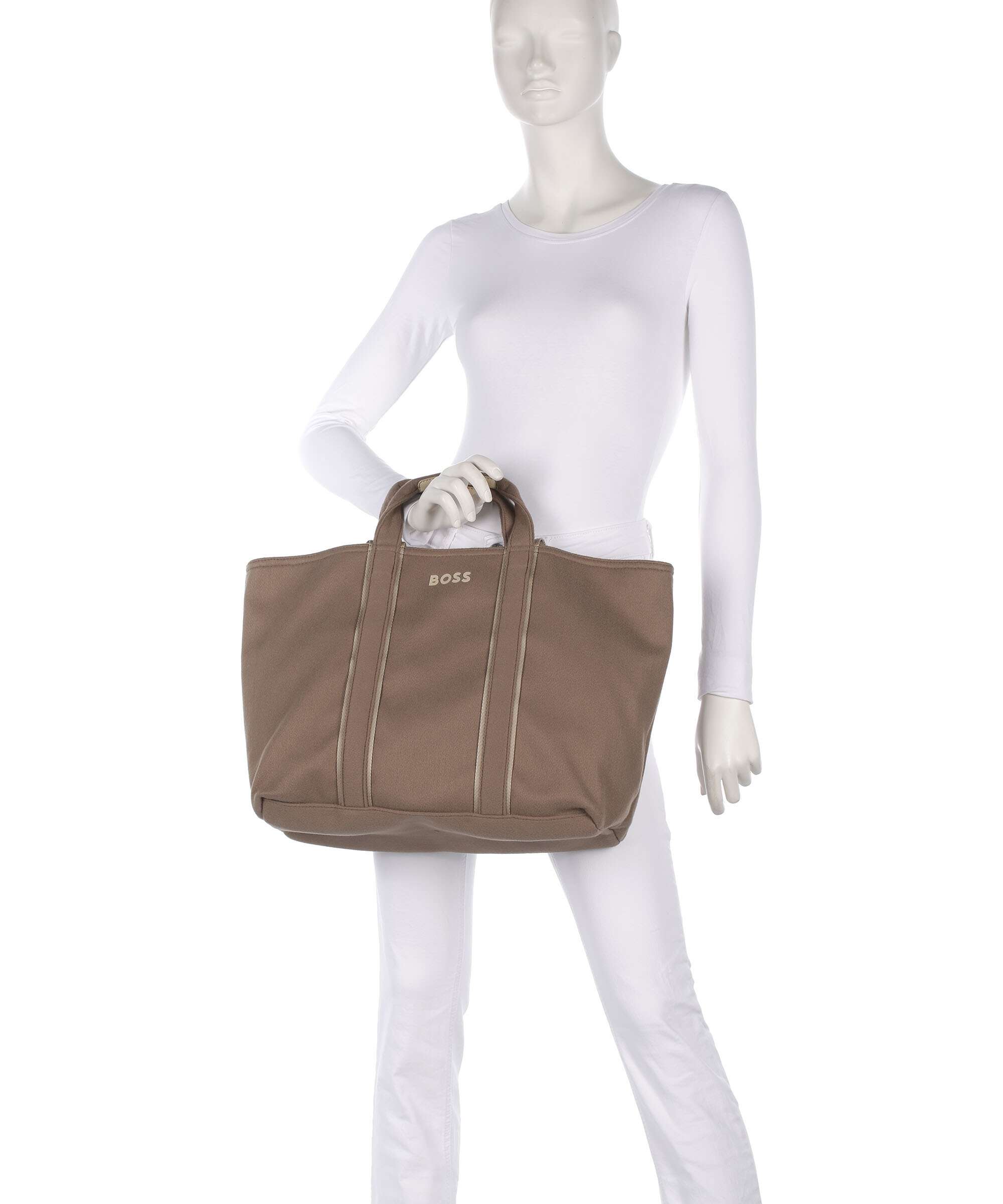BOSS Palmah Tote bag open brown
