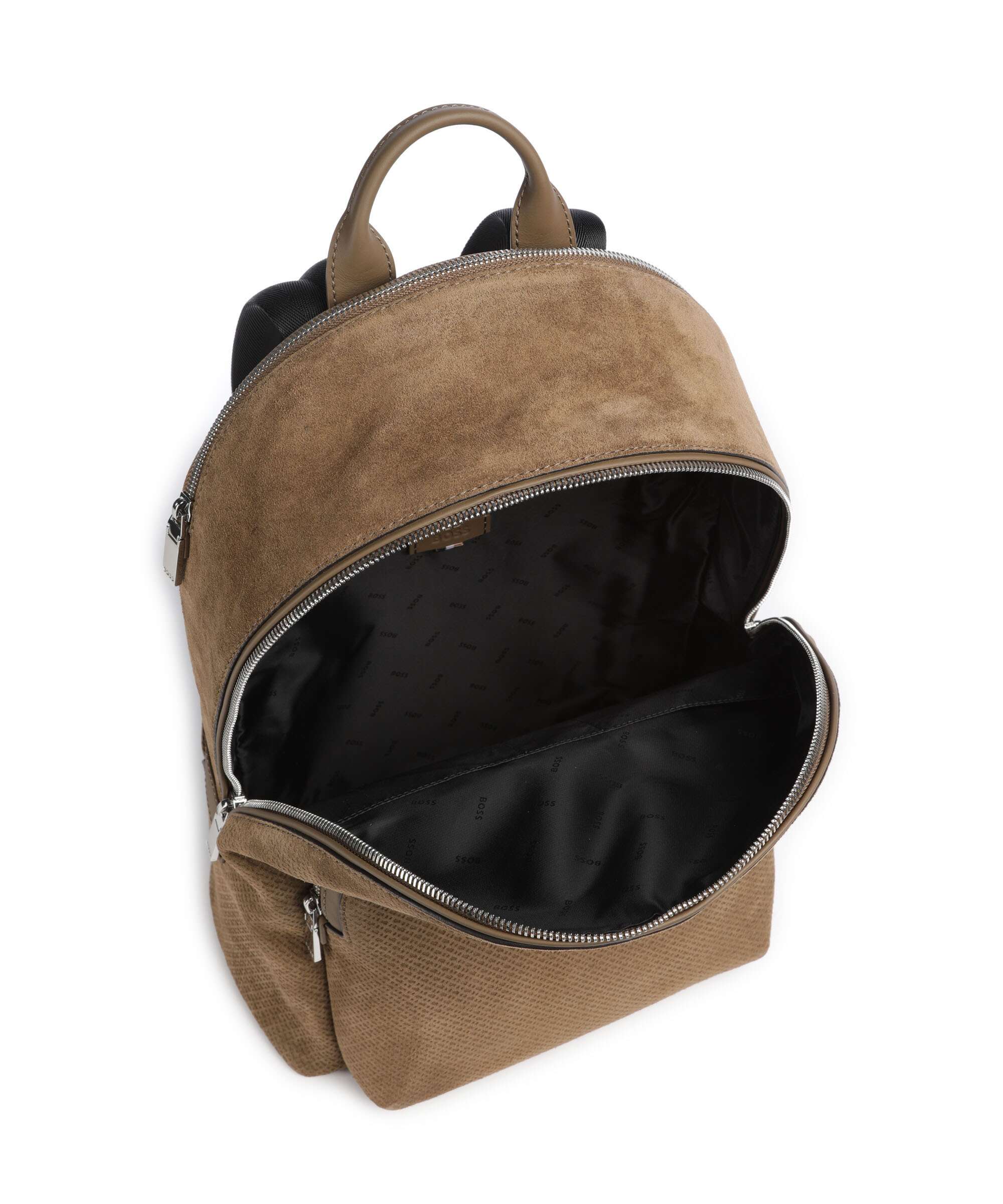 BOSS Crosstown Backpack dark beige