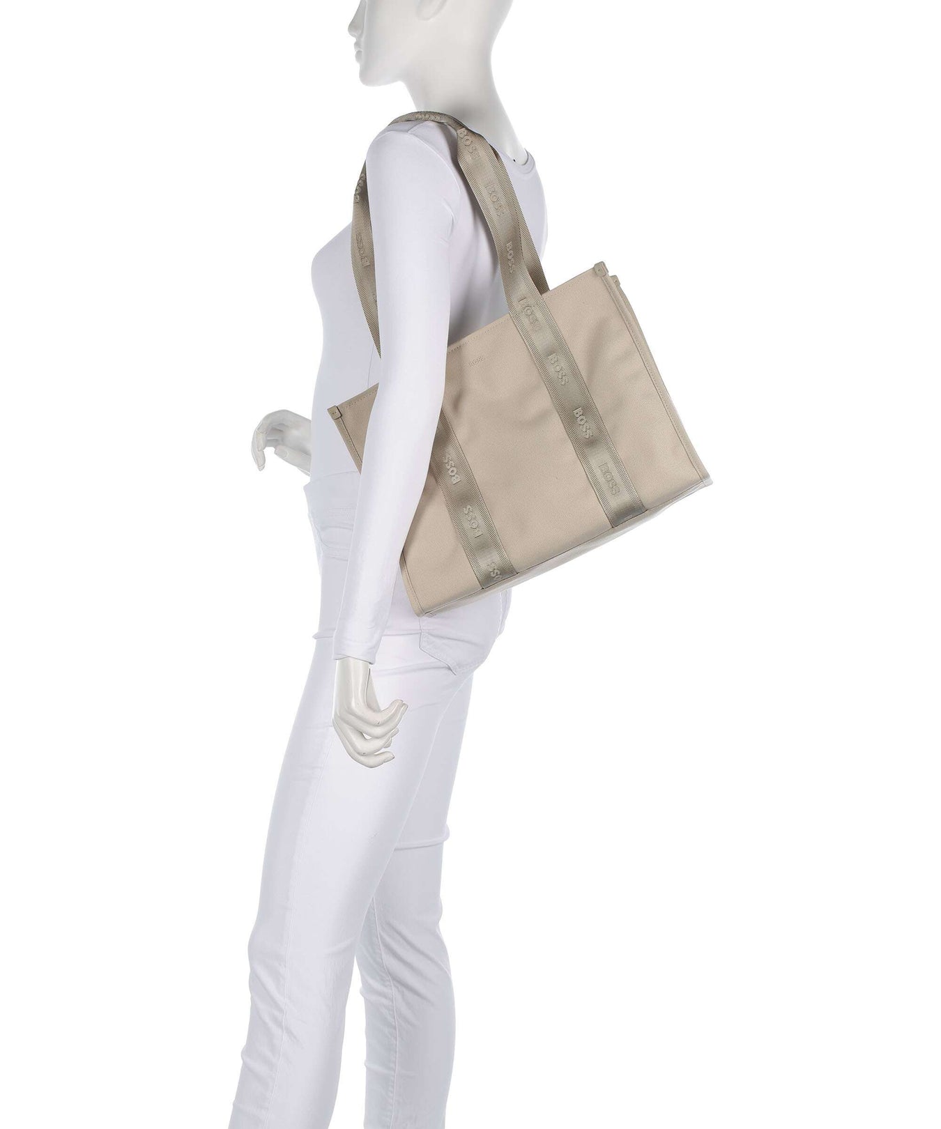 BOSS Sandy Tote bag light beige